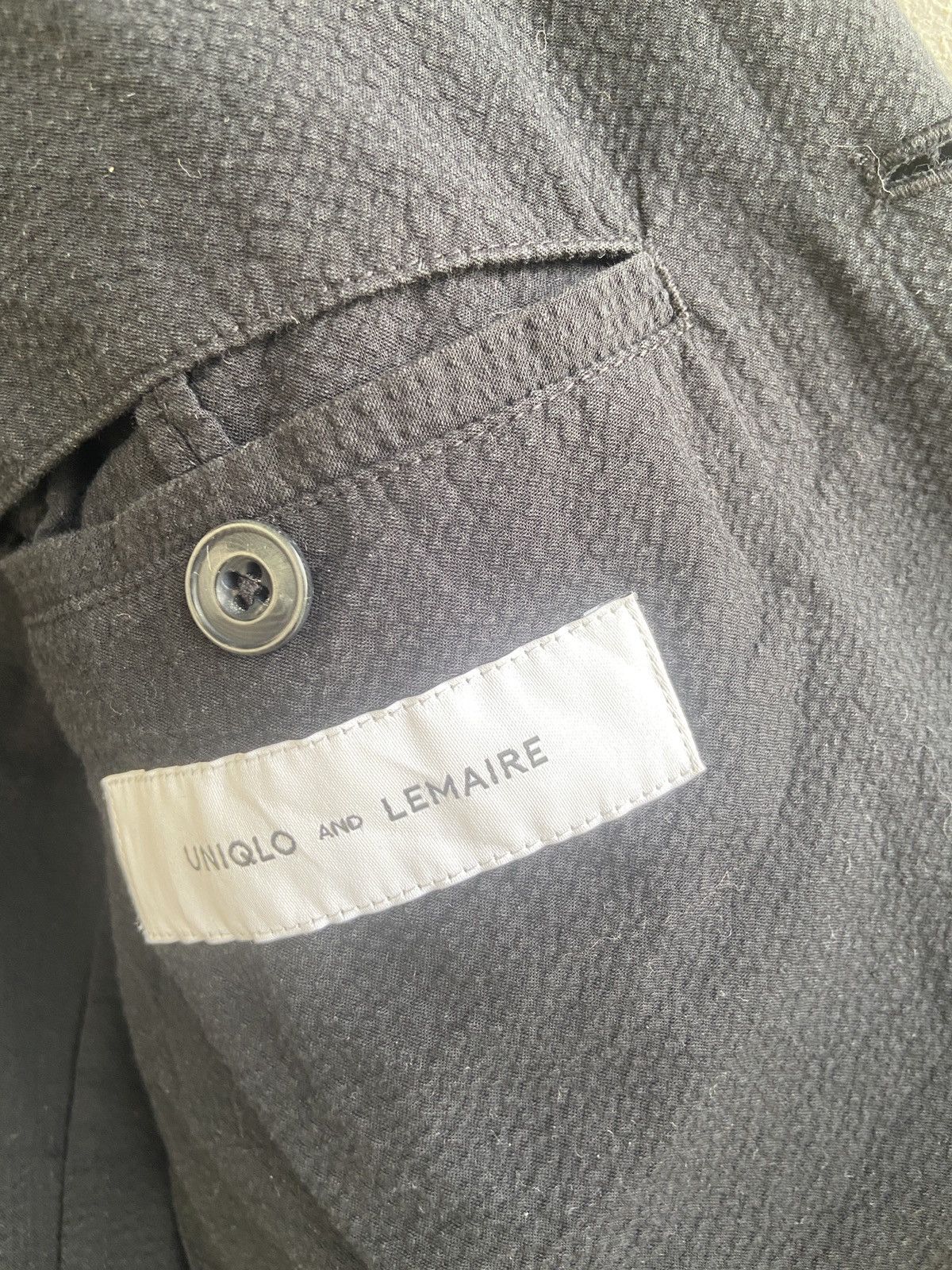 Japanese Brand Uniqlo and Lemaire Button Up Worker Blazer Jacket Size US M / EU 48-50 / 2 - 6 Thumbnail