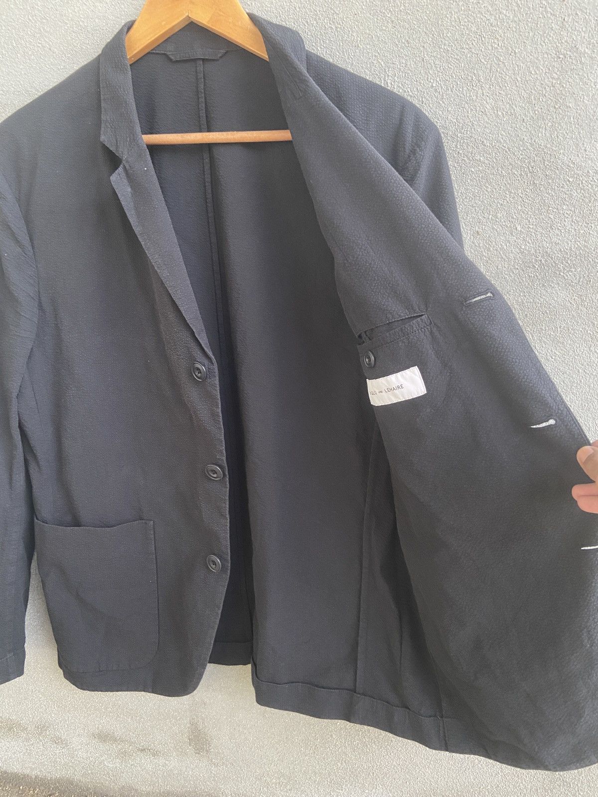 Japanese Brand Uniqlo and Lemaire Button Up Worker Blazer Jacket Size US M / EU 48-50 / 2 - 5 Thumbnail