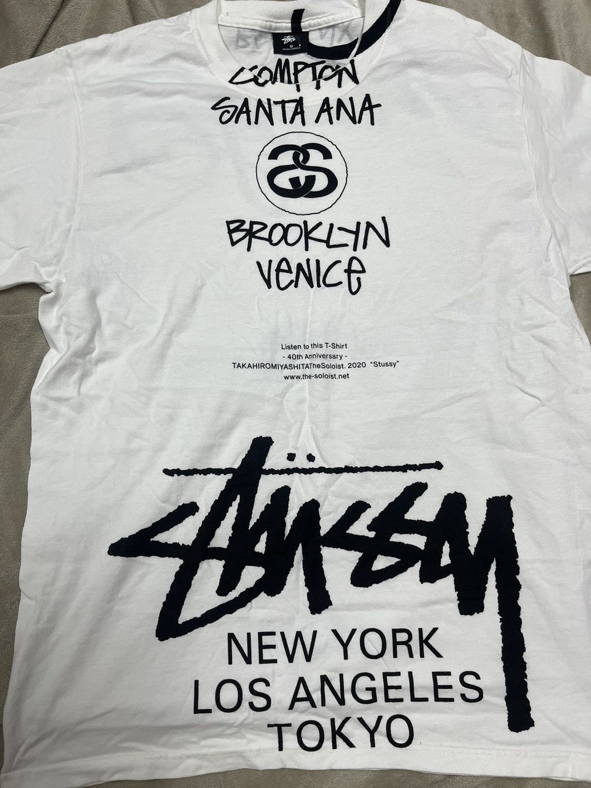 Stussy Stussy x Takahiro Miyashita The Soloist World Tour Tee | Grailed