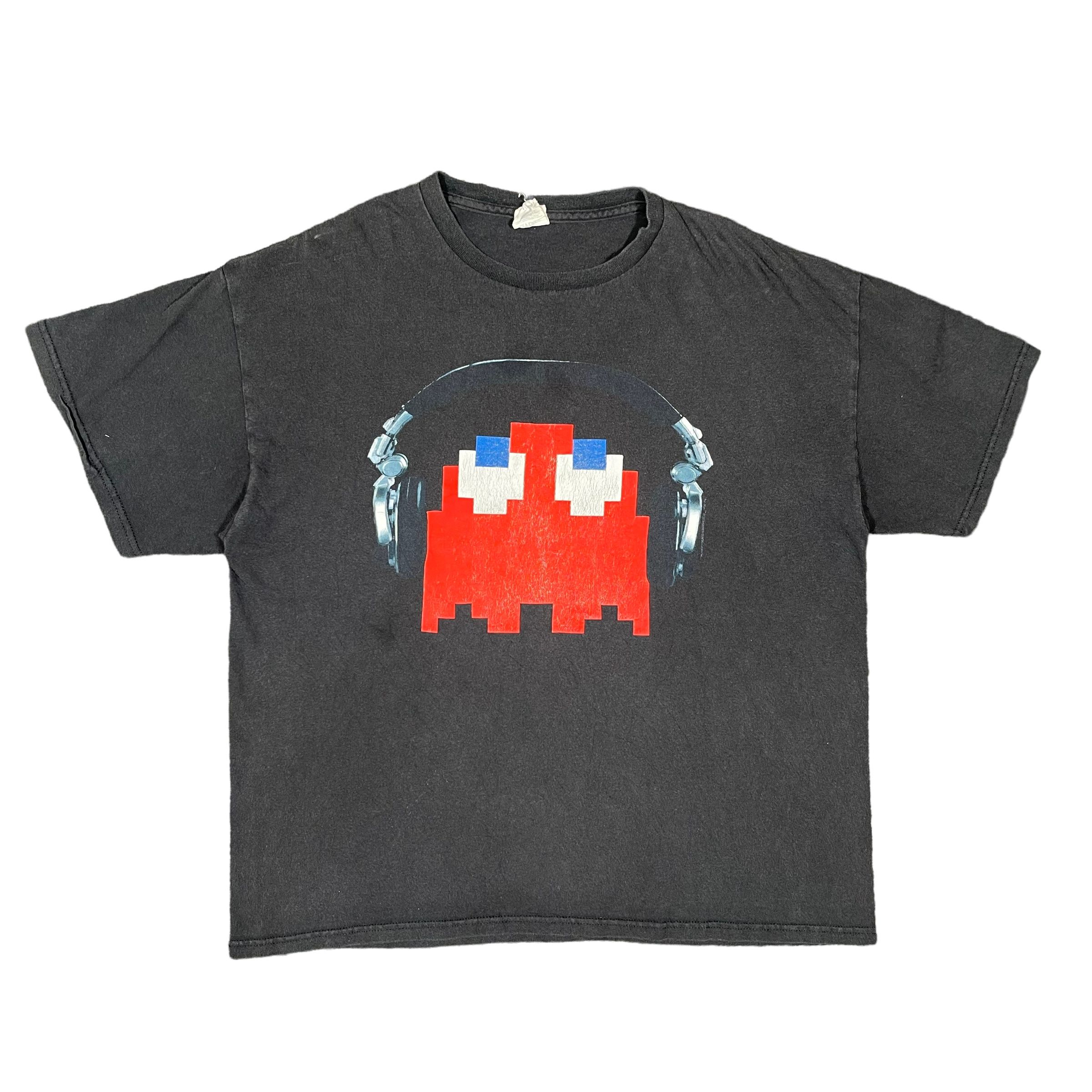Anime × Vintage Pac Man Headphones Graphic Namco Video Game Tee Size US XL / EU 56 / 4 - 1 Thumbnail