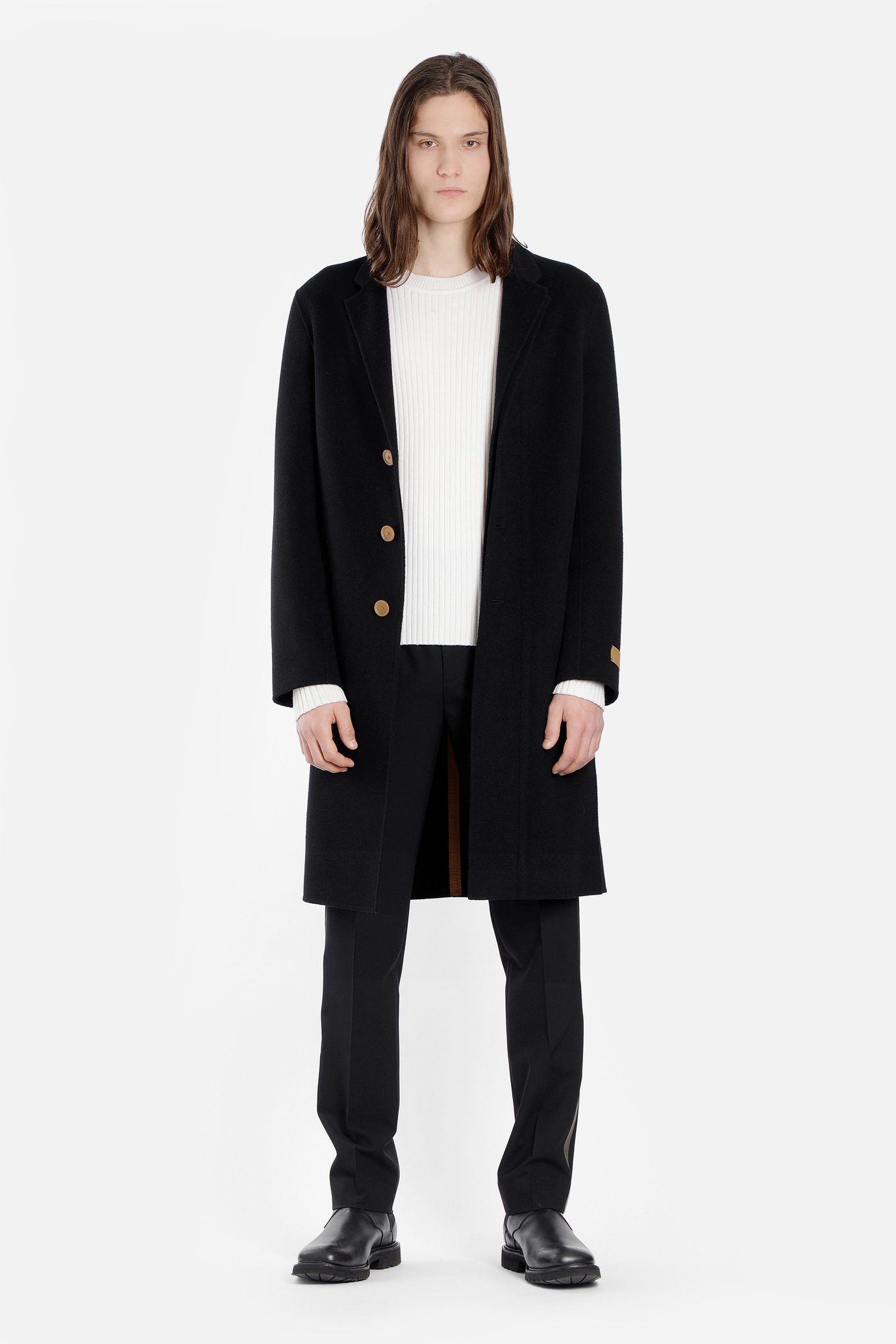 Helmut Lang 🔥[SALE]🔥 Helmut Lang White Wool Rib Crewneck Sweater Size US XS / EU 42 / 0 - 4 Thumbnail