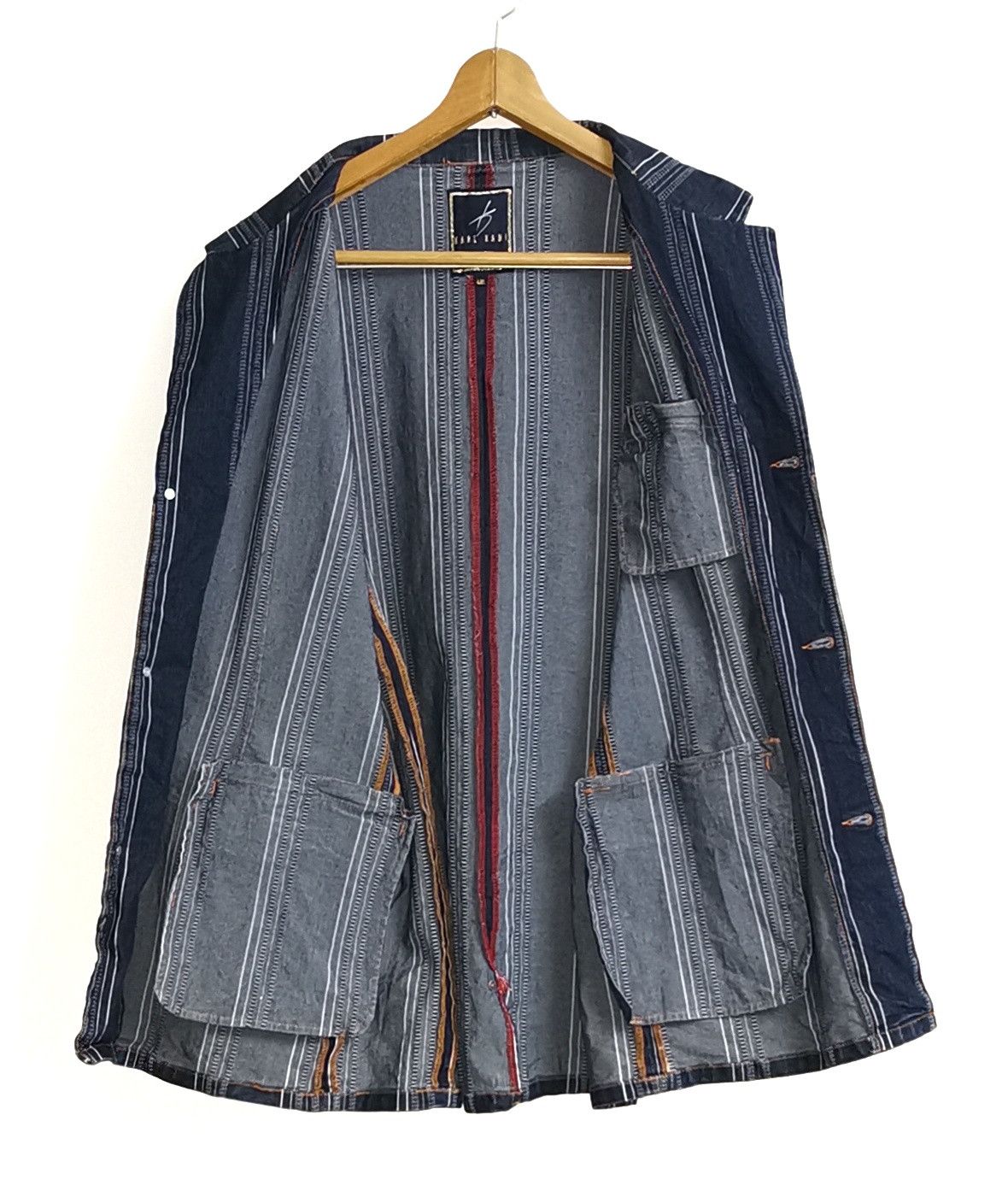 Flannel Karl Kani Denim Blazer Jacket Size US M / EU 48-50 / 2 - 4 Thumbnail