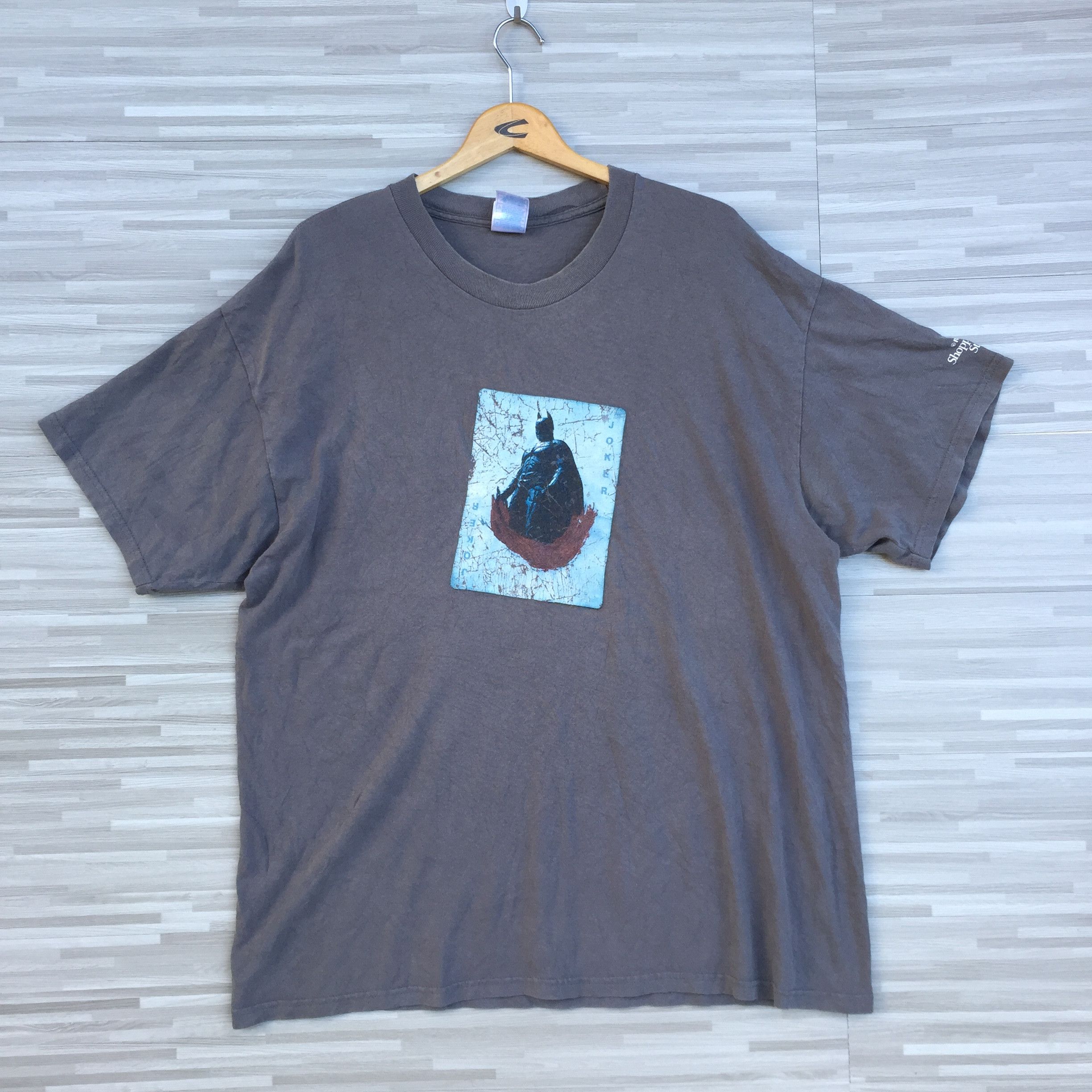 Image of Grailed x Movie Vintage Batman The Dark Knight Promo Tee in Brown Tan, Men's (Size XL)