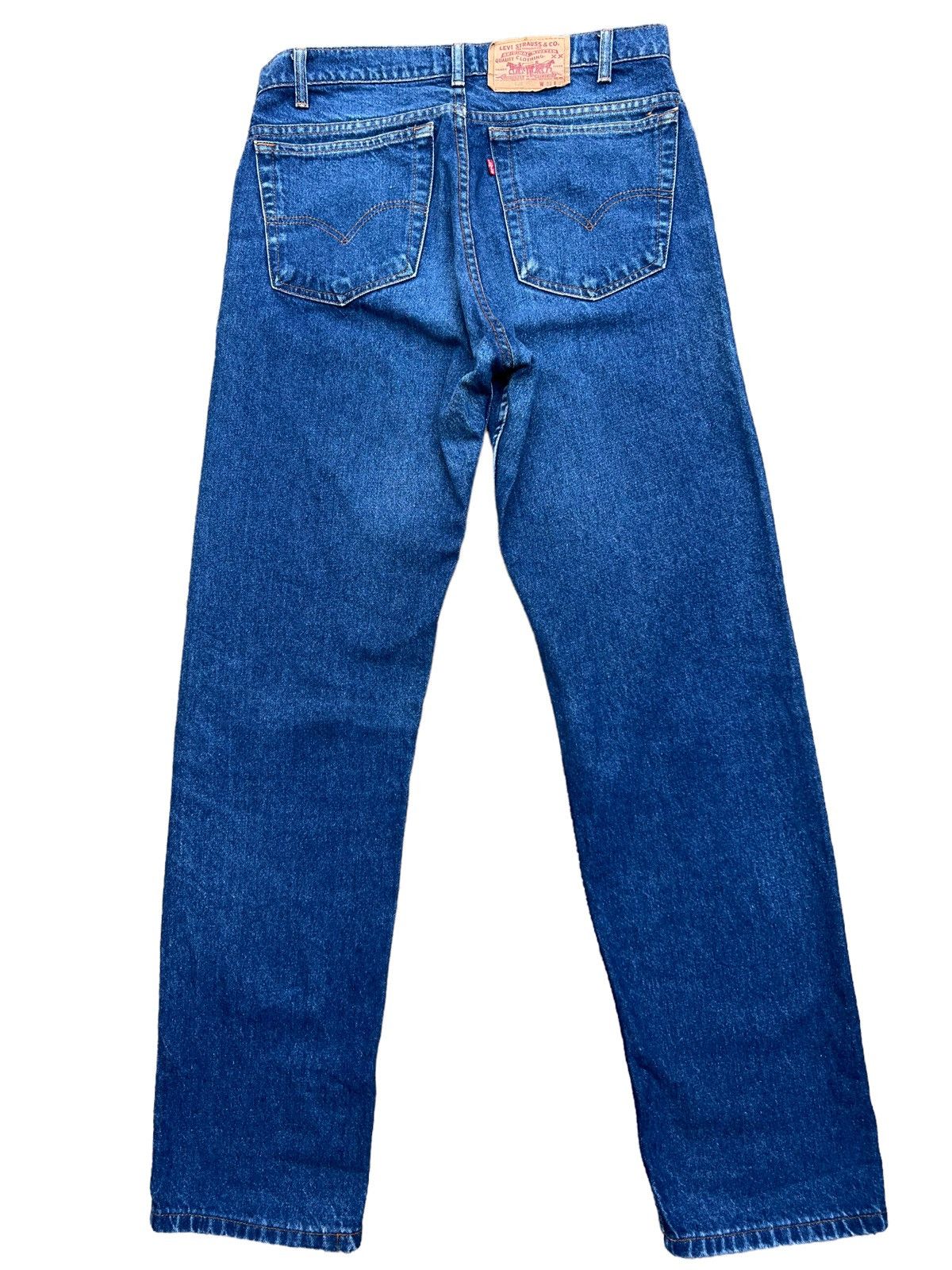 Levi's Vintage 90s Levis 505 Straight Cut Denim Jeans 33x31.5 Size US 33 - 3 Thumbnail
