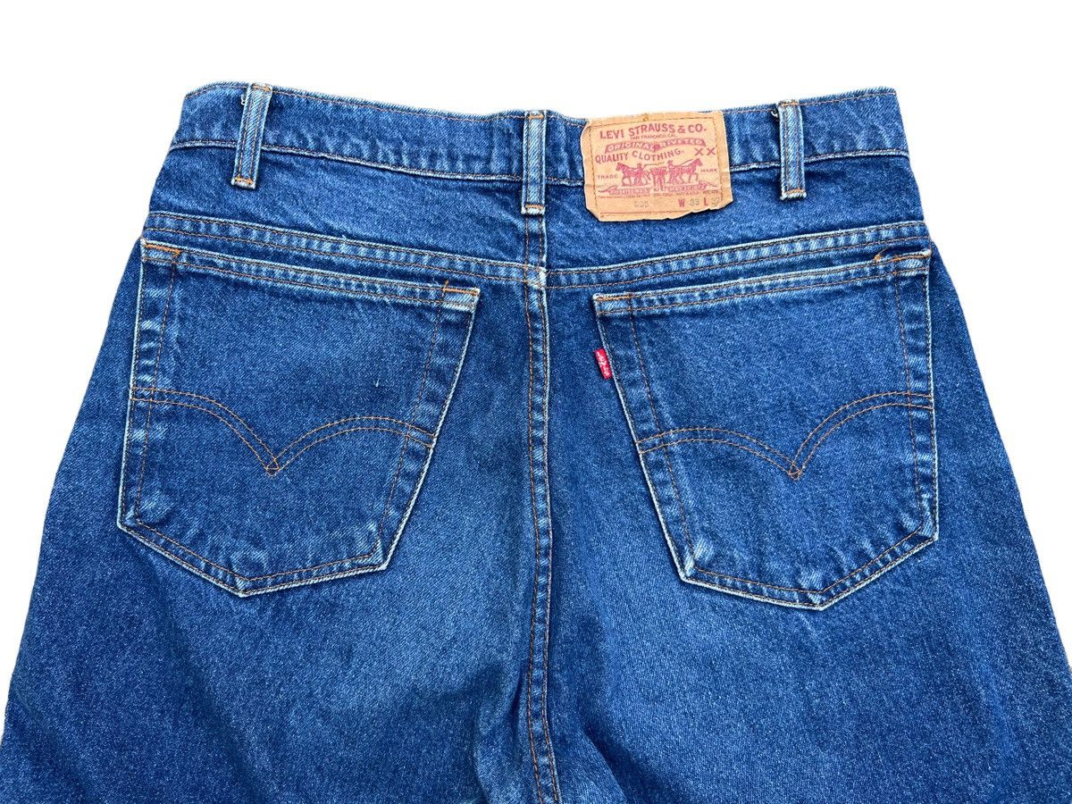 Levi's Vintage 90s Levis 505 Straight Cut Denim Jeans 33x31.5 Size US 33 - 5 Thumbnail