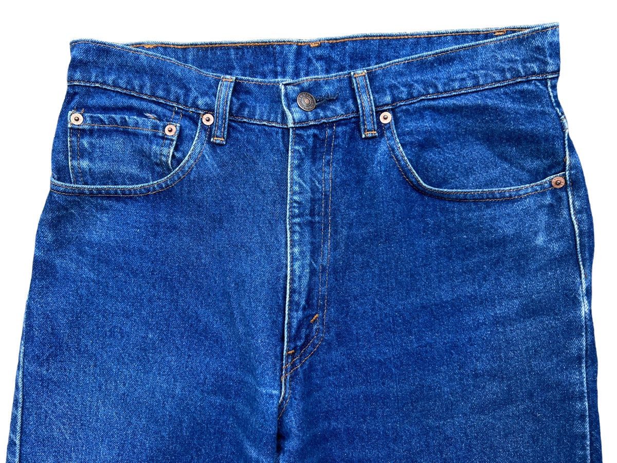 Levi's Vintage 90s Levis 505 Straight Cut Denim Jeans 33x31.5 Size US 33 - 4 Thumbnail