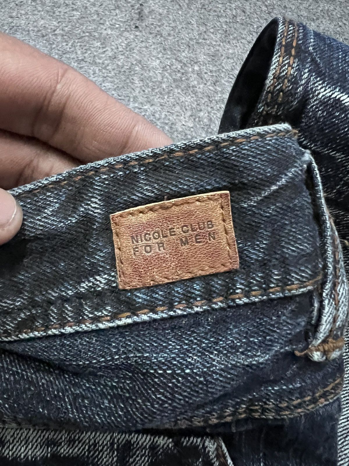 Japanese Brand × Matsuda NICOLE CLUB FOR MEN DISTRESSED DENIM PANT Size US 31 - 8 Thumbnail