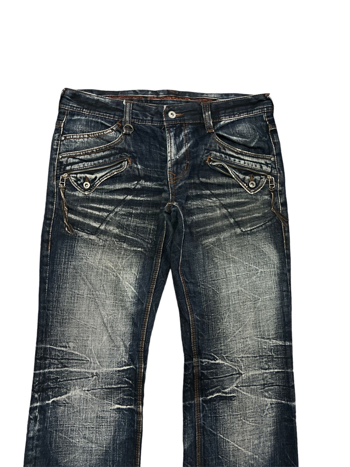 Japanese Brand × Matsuda NICOLE CLUB FOR MEN DISTRESSED DENIM PANT Size US 31 - 3 Thumbnail