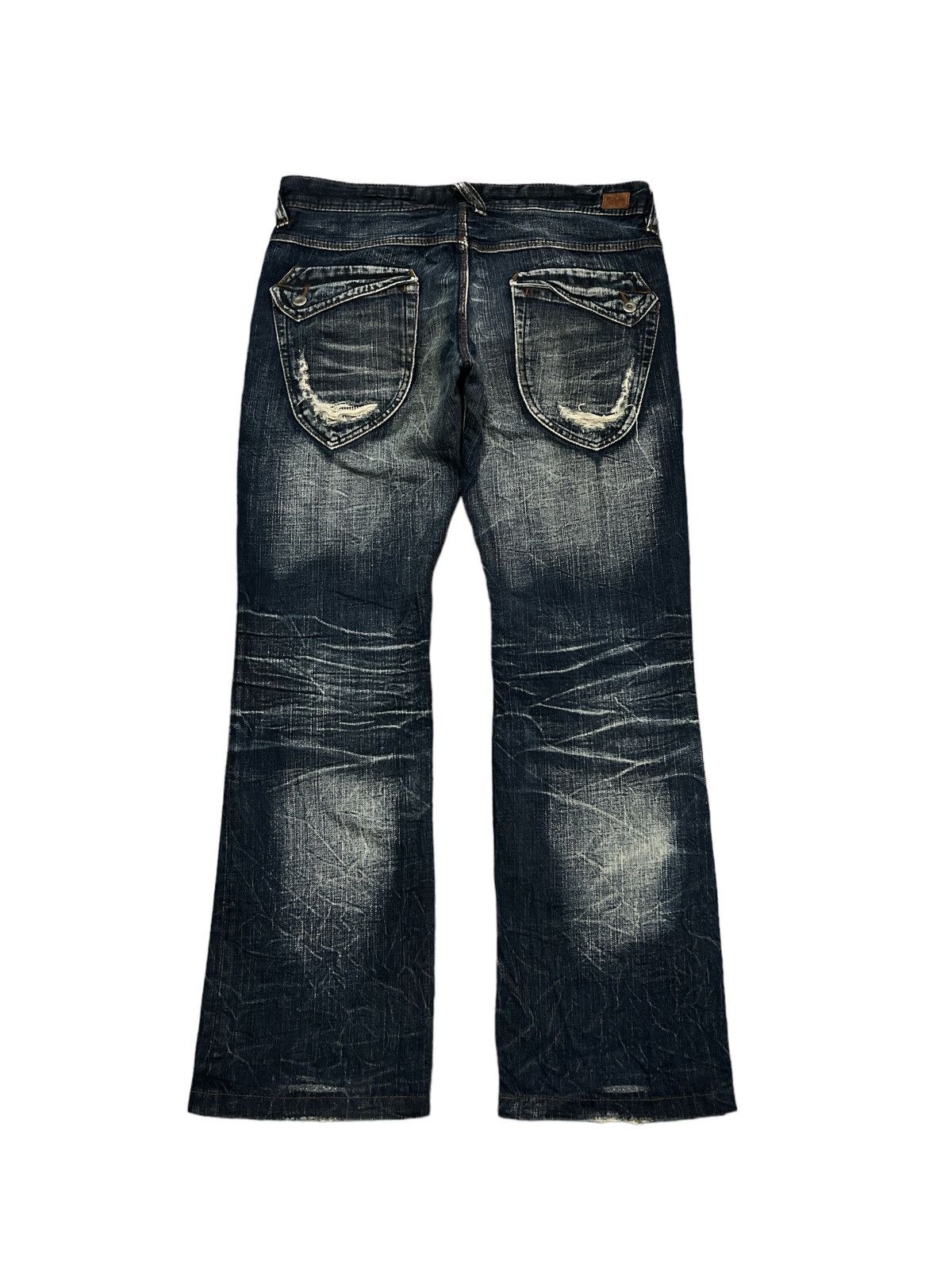 Japanese Brand × Matsuda NICOLE CLUB FOR MEN DISTRESSED DENIM PANT Size US 31 - 6 Thumbnail