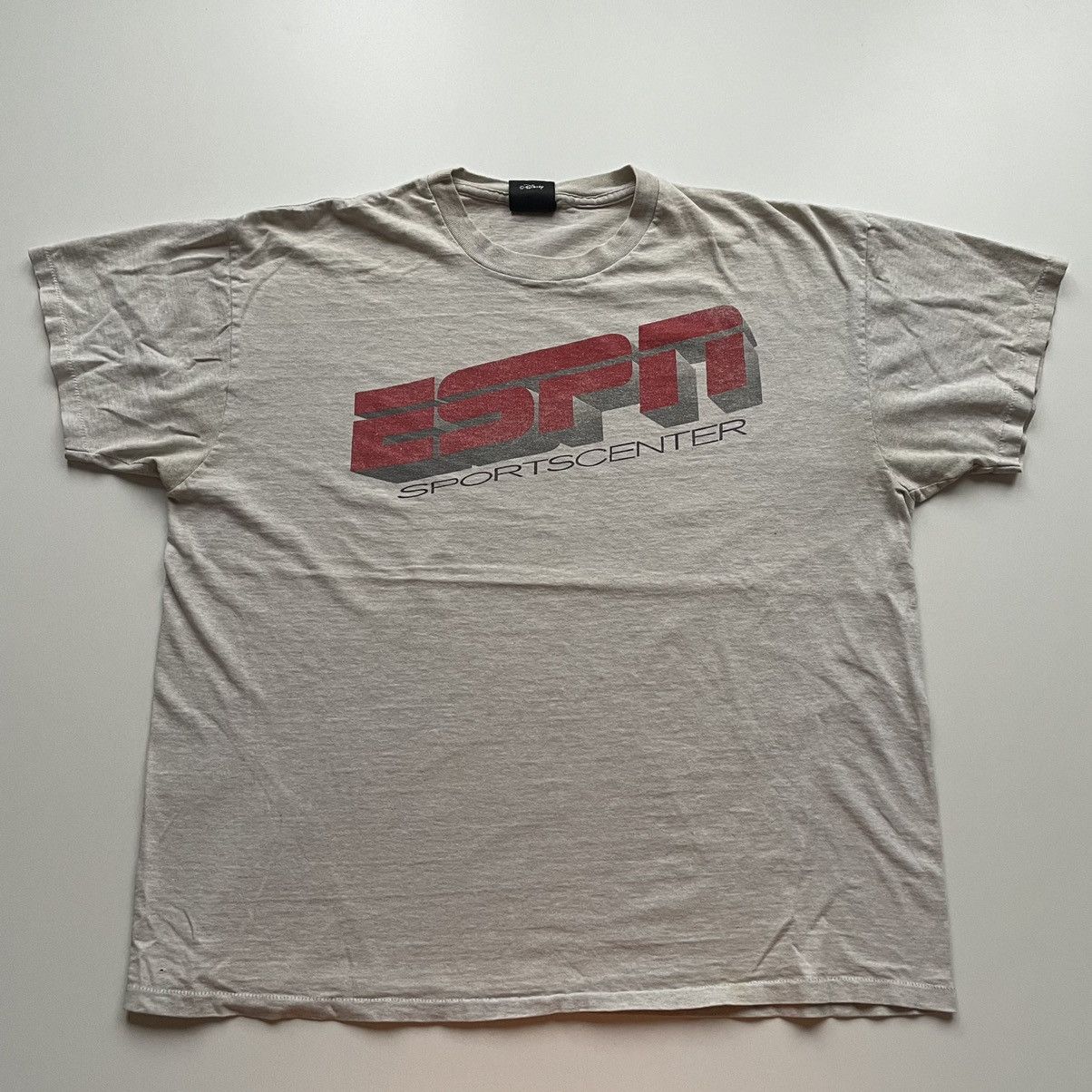 Disney × Vintage Vintage 90s ESPN Sports Center Graphic T Shirt XL Boxy ...