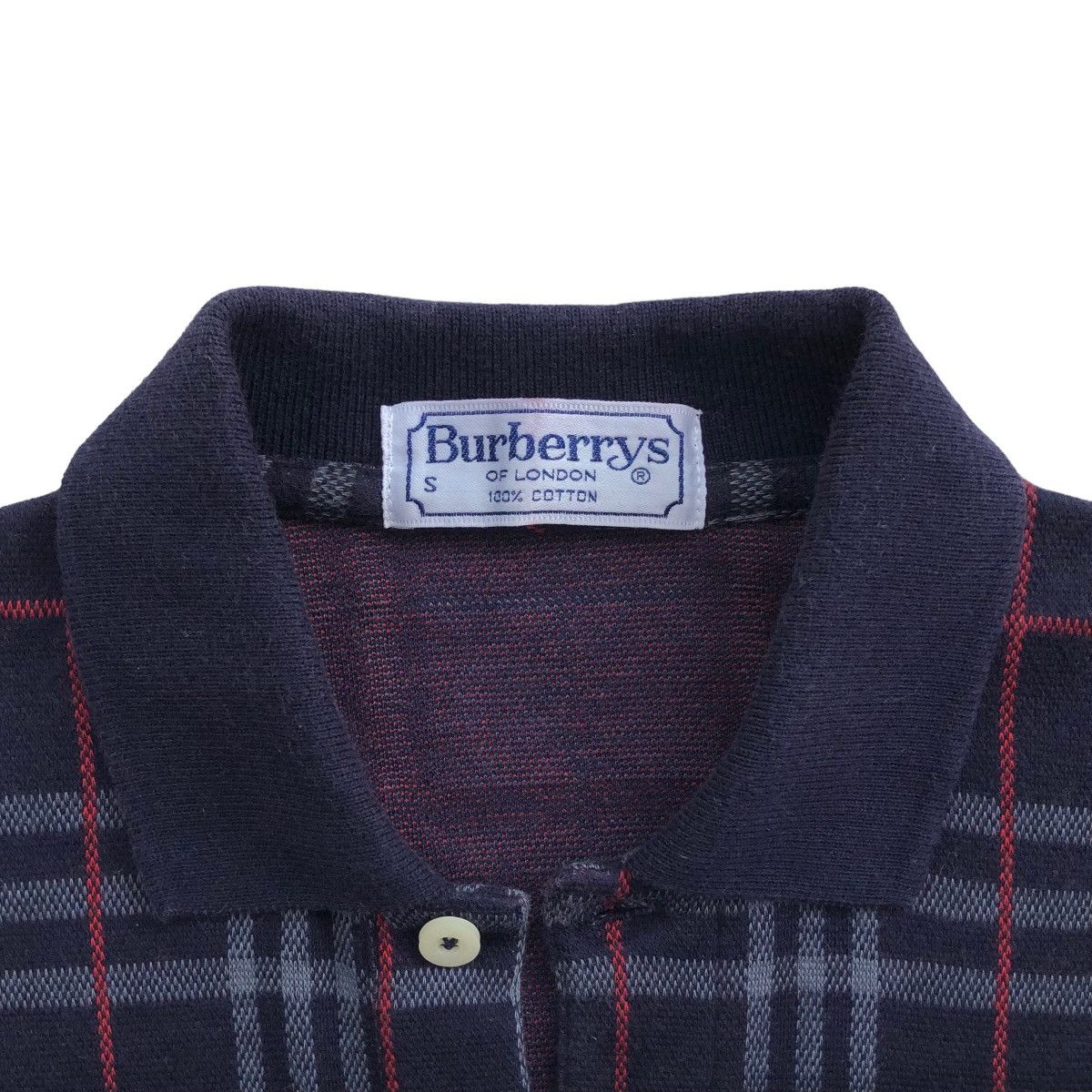Burberry intage 90s Burberrys Checked Polo Tee Size US S / EU 44-46 / 1 - 5 Thumbnail