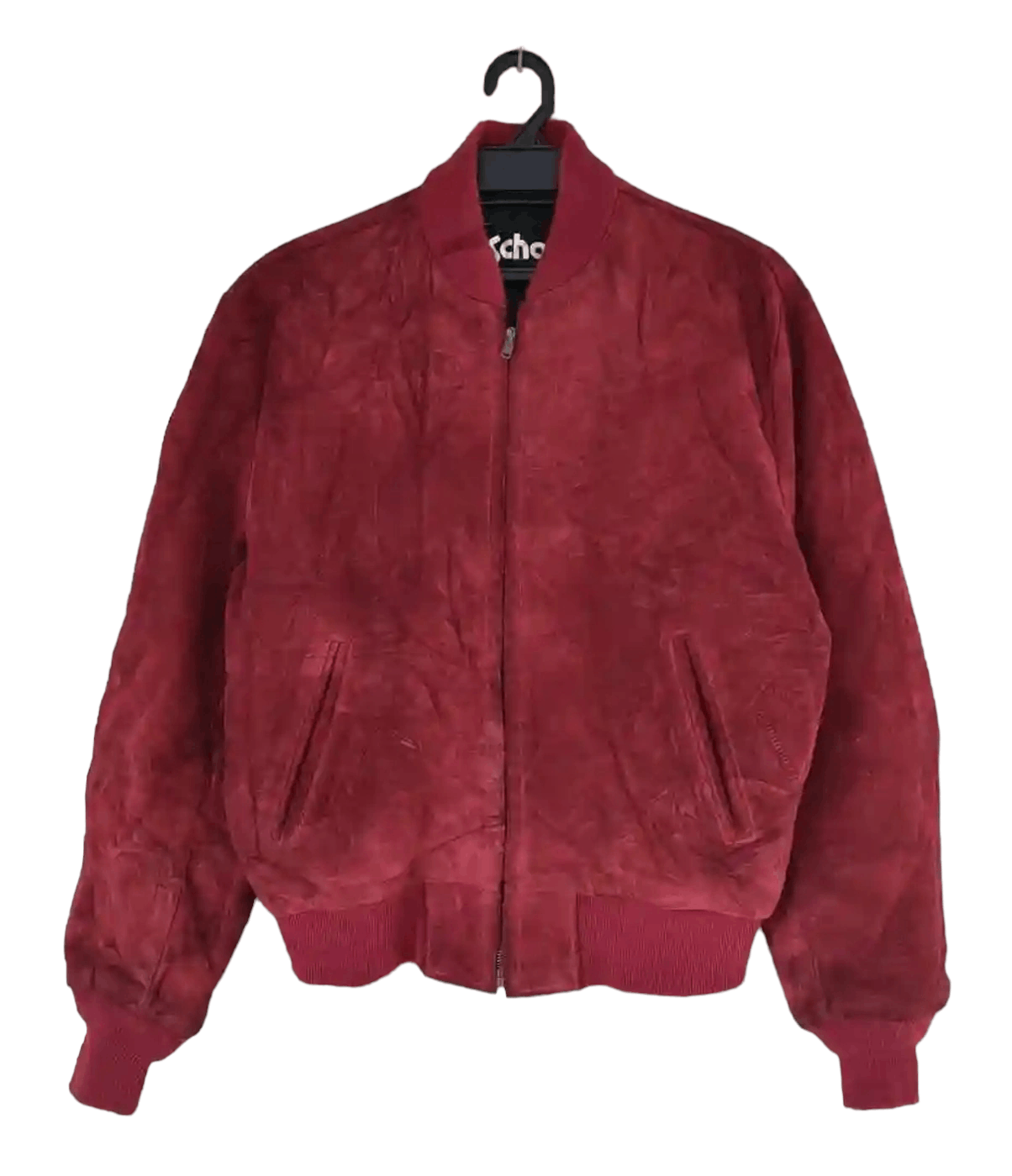 image of Leather Jacket x Schott Vintage Schott Leather Bomber in Burgandy, Men's (Size Medium)
