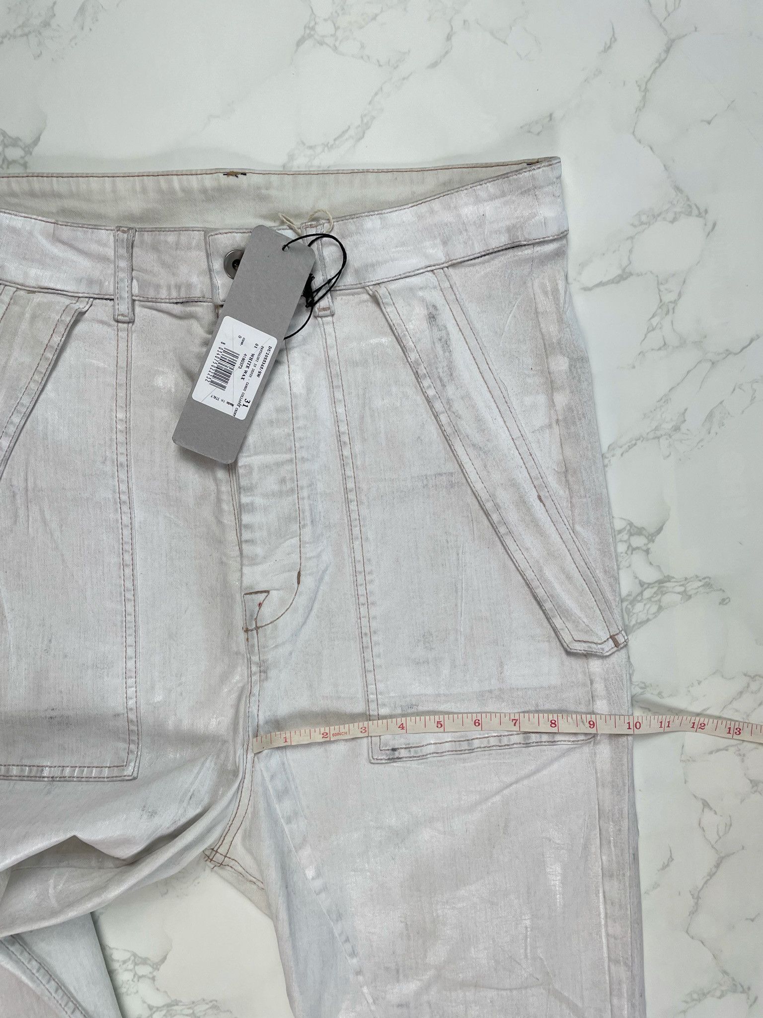 Rick Owens × Rick Owens Drkshdw 🔥65% OFF🔥 [SALE] Rick Owens Cargo Collapse Cropped Jeans Size US 31 - 7 Thumbnail