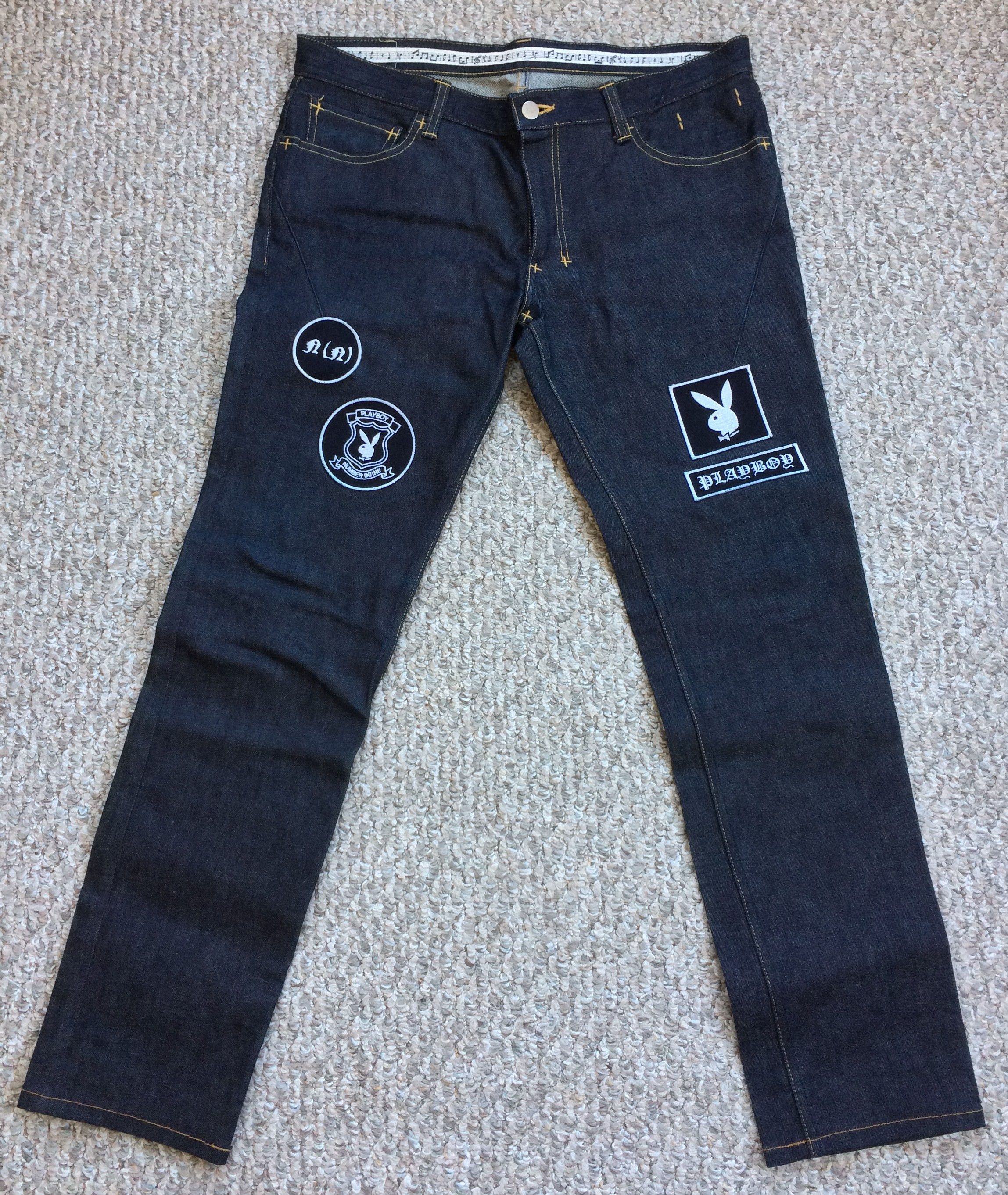 Number (N)ine × Playboy Number Nine x Playboy Denim Pacthwork