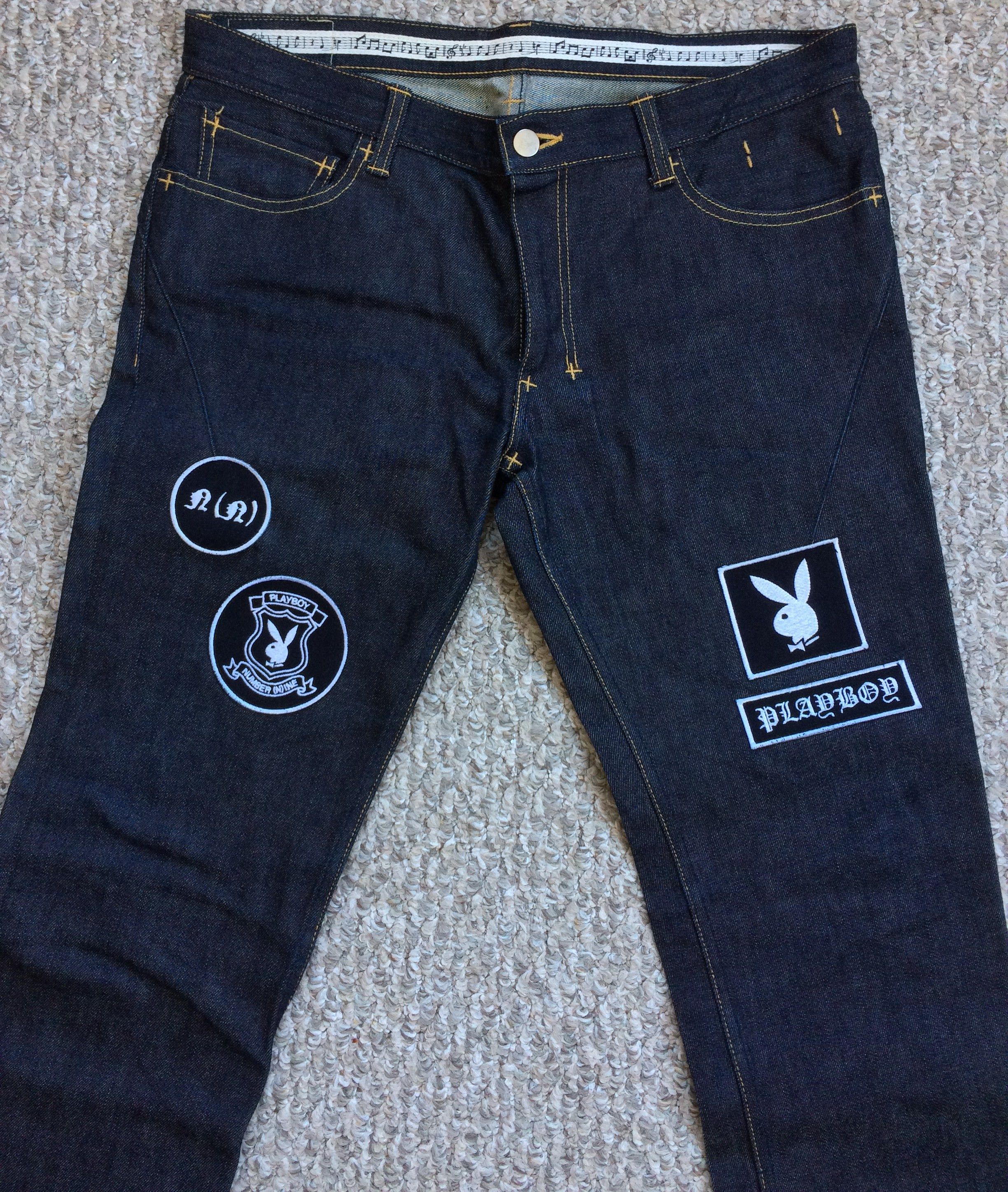 Number (N)ine × Playboy SS15 Number (N)ine x Playboy Patchwork Denim size 5 Size US 34 / EU 50 - 2 Thumbnail