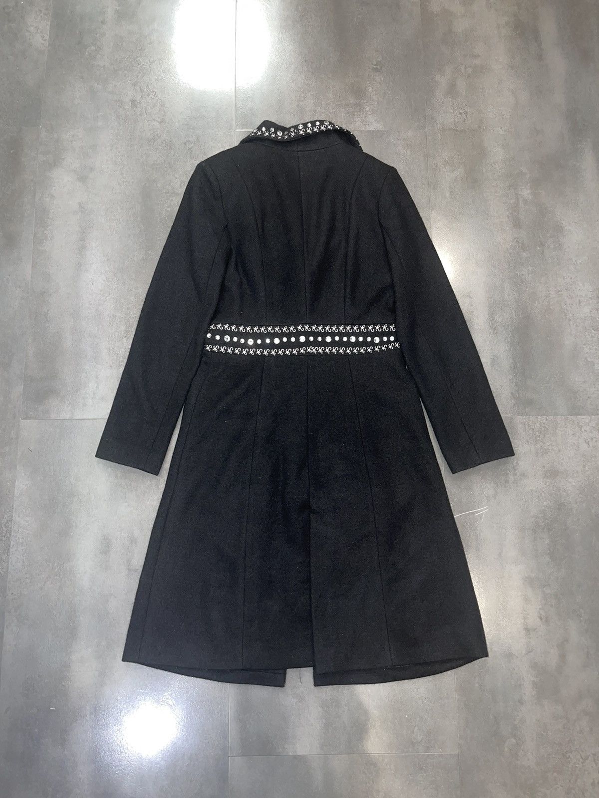 Miu Miu Miu Miu Crystal Embroidered Vintage Long Coat Size XS / US 0-2 / IT 36-38 - 9 Thumbnail