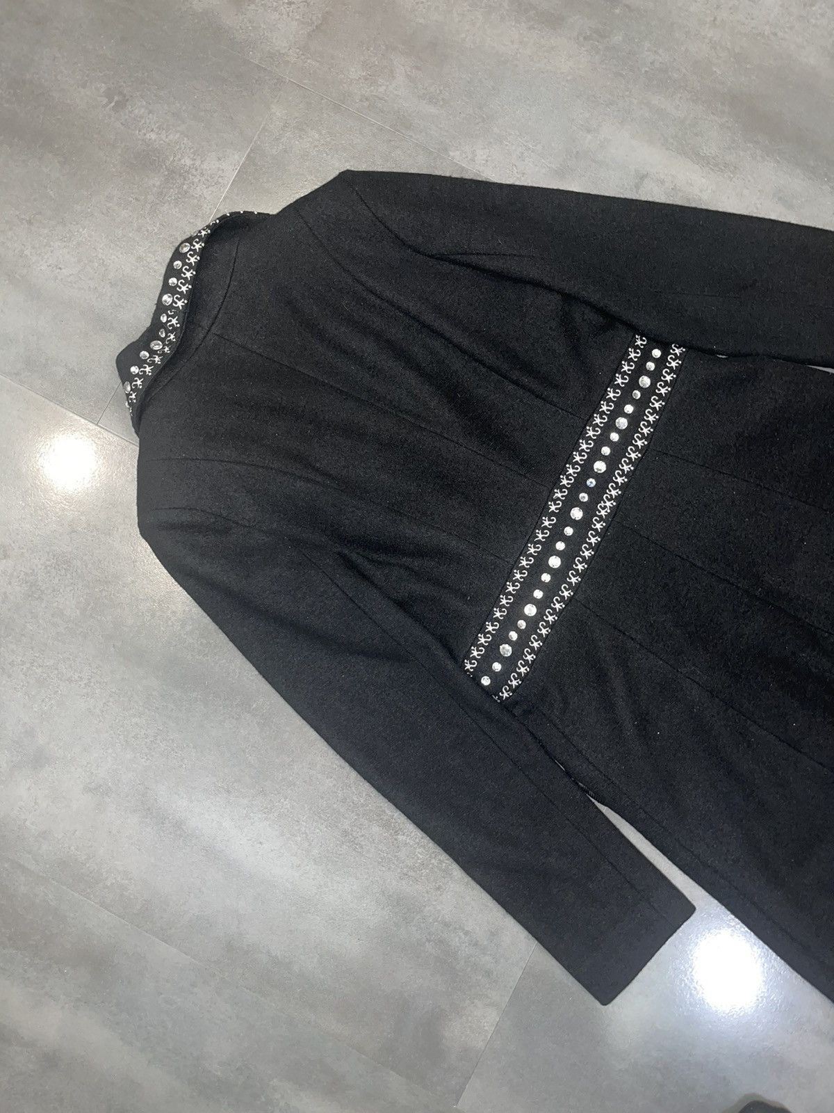 Miu Miu Miu Miu Crystal Embroidered Vintage Long Coat Size XS / US 0-2 / IT 36-38 - 13 Thumbnail