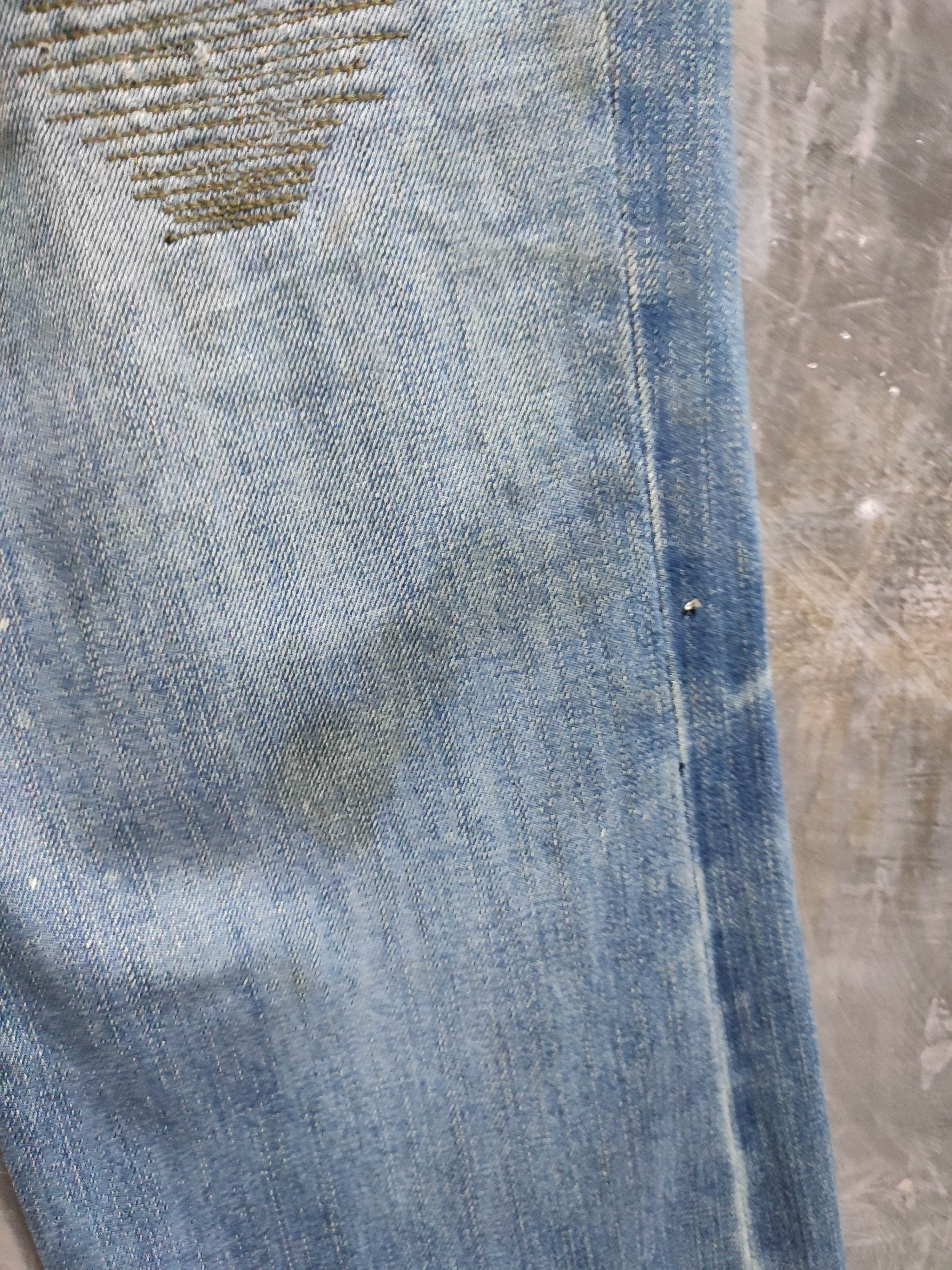Japanese Brand 🔥Big Train Japanese Distressed Bootcut/ Flared Denim Size US 34 / EU 50 - 8 Thumbnail