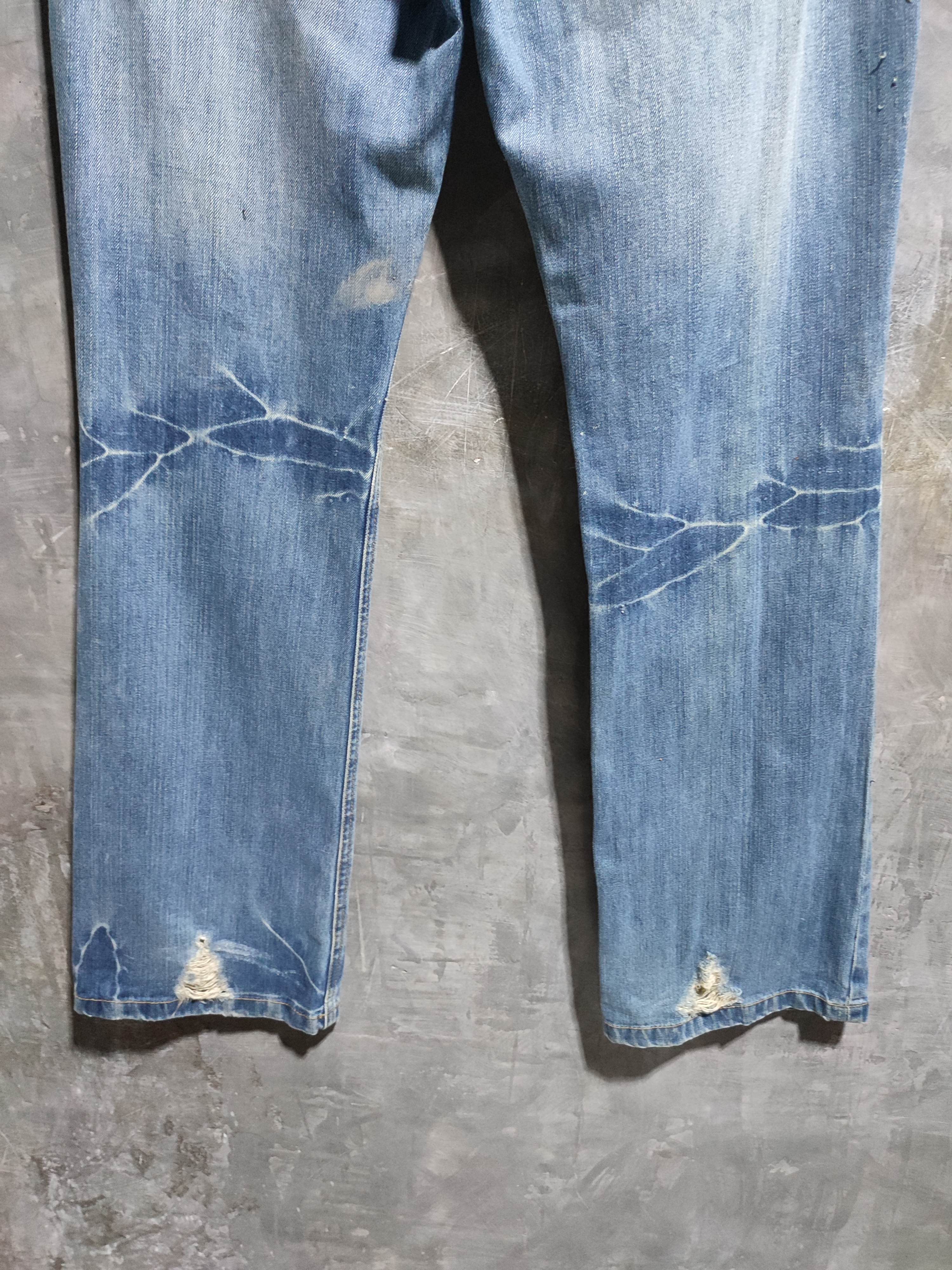 Japanese Brand 🔥Big Train Japanese Distressed Bootcut/ Flared Denim Size US 34 / EU 50 - 14 Thumbnail
