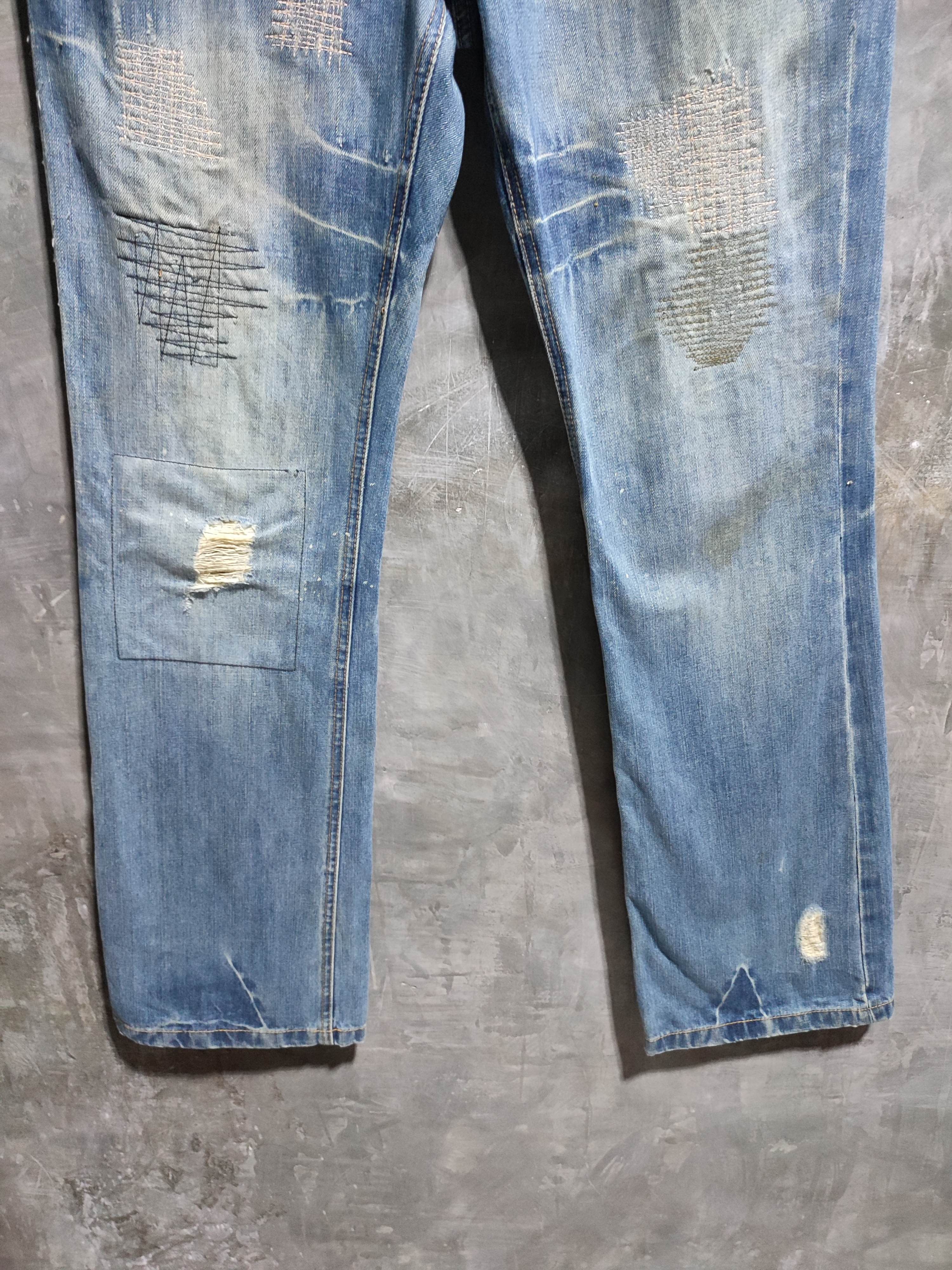 Japanese Brand 🔥Big Train Japanese Distressed Bootcut/ Flared Denim Size US 34 / EU 50 - 7 Thumbnail