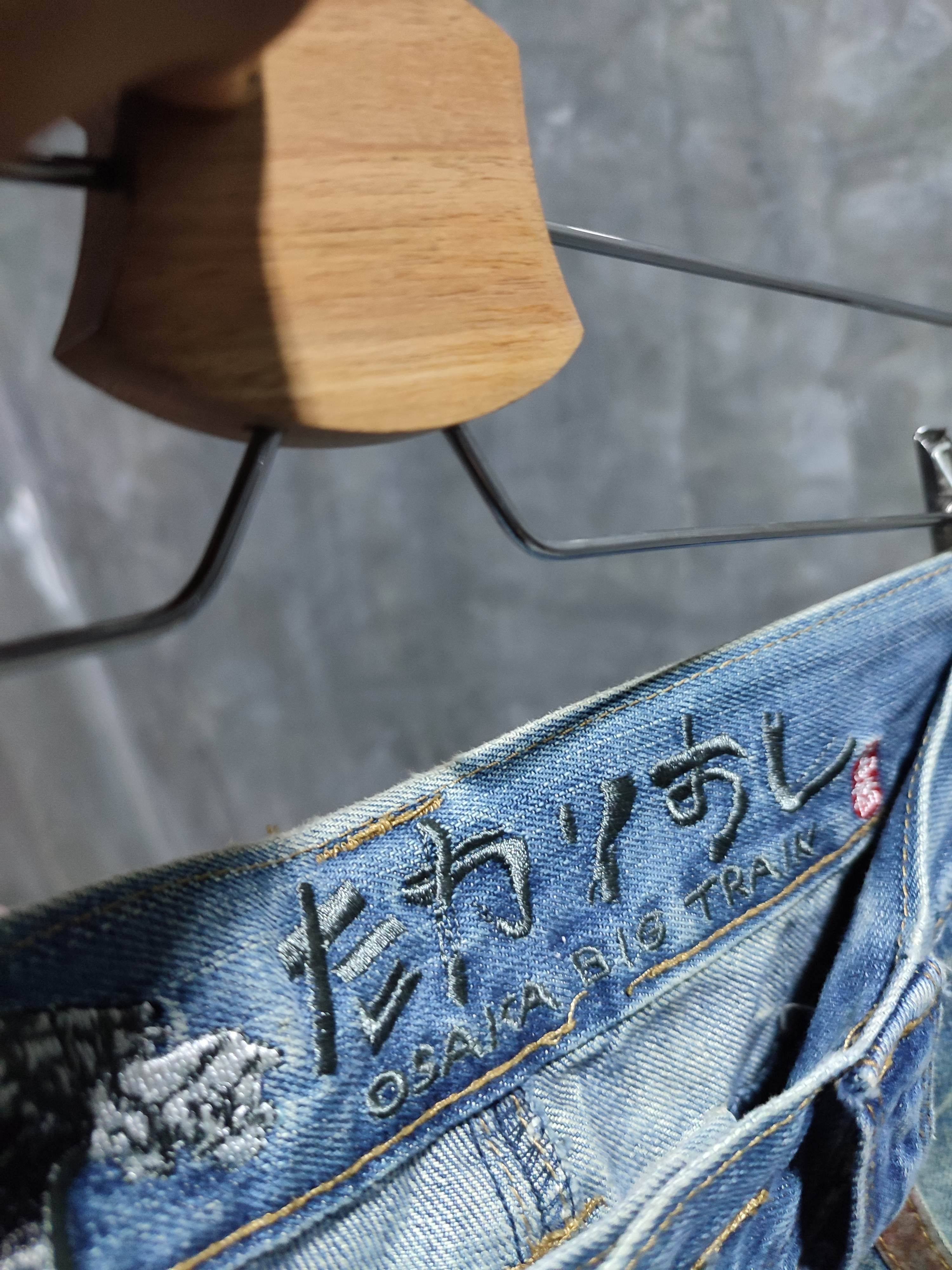 Japanese Brand 🔥Big Train Japanese Distressed Bootcut/ Flared Denim Size US 34 / EU 50 - 16 Thumbnail