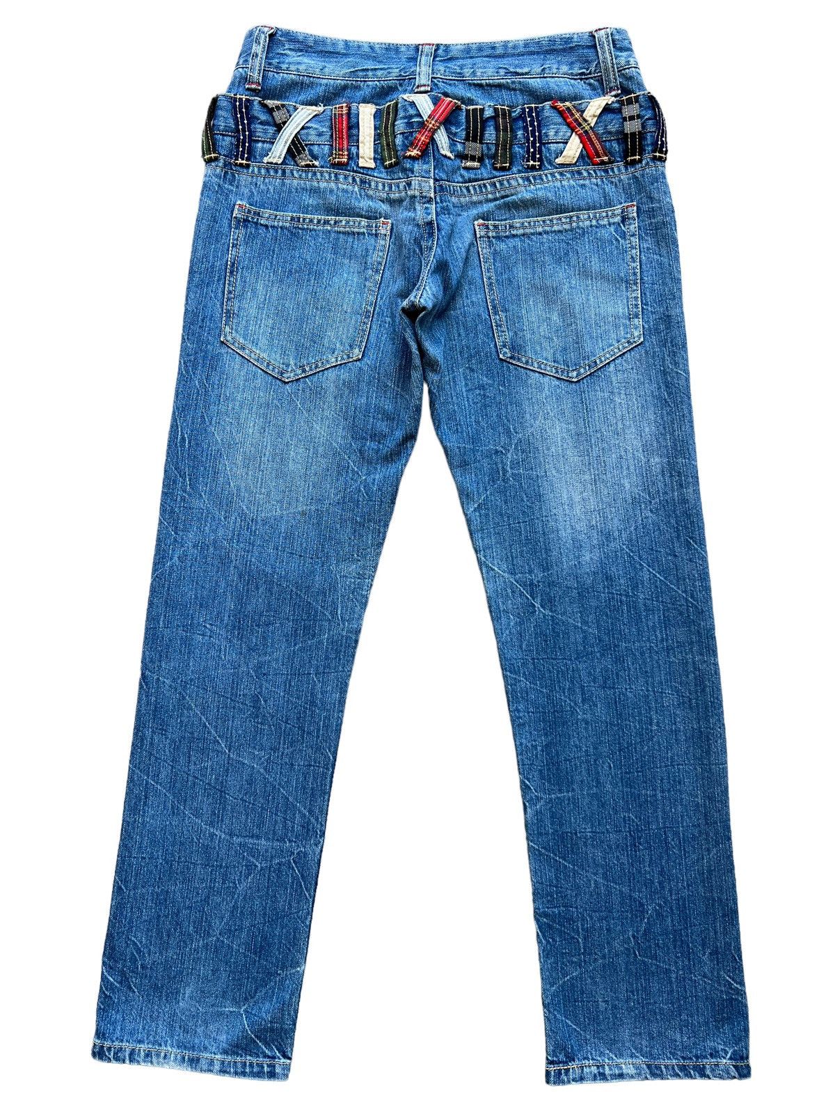 Japanese Brand Clef De Sol Japan Double Waist Faded Distressed Jeans Size US 30 / EU 46 - 3 Thumbnail
