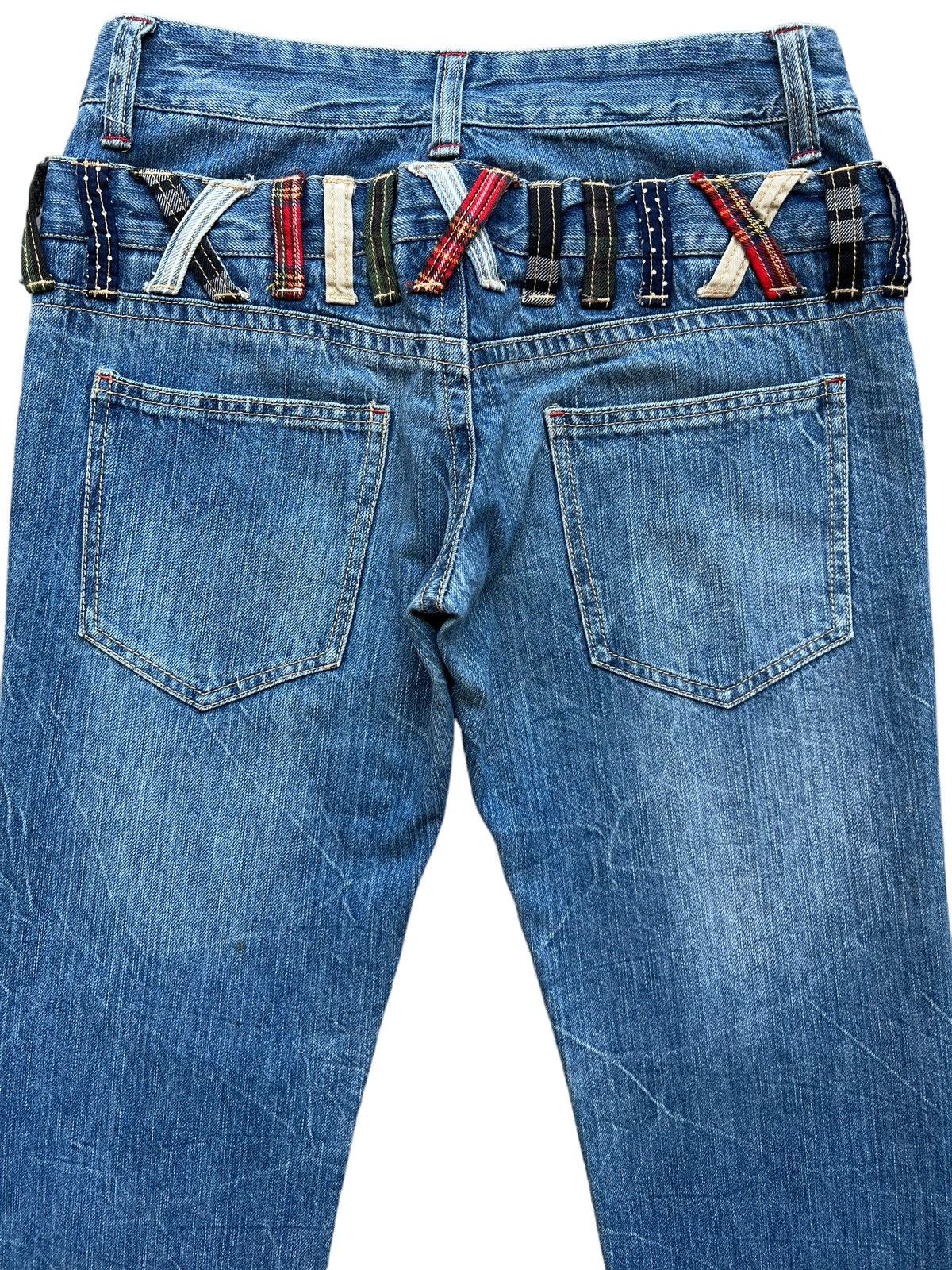 Japanese Brand Clef De Sol Japan Double Waist Faded Distressed Jeans Size US 30 / EU 46 - 5 Thumbnail