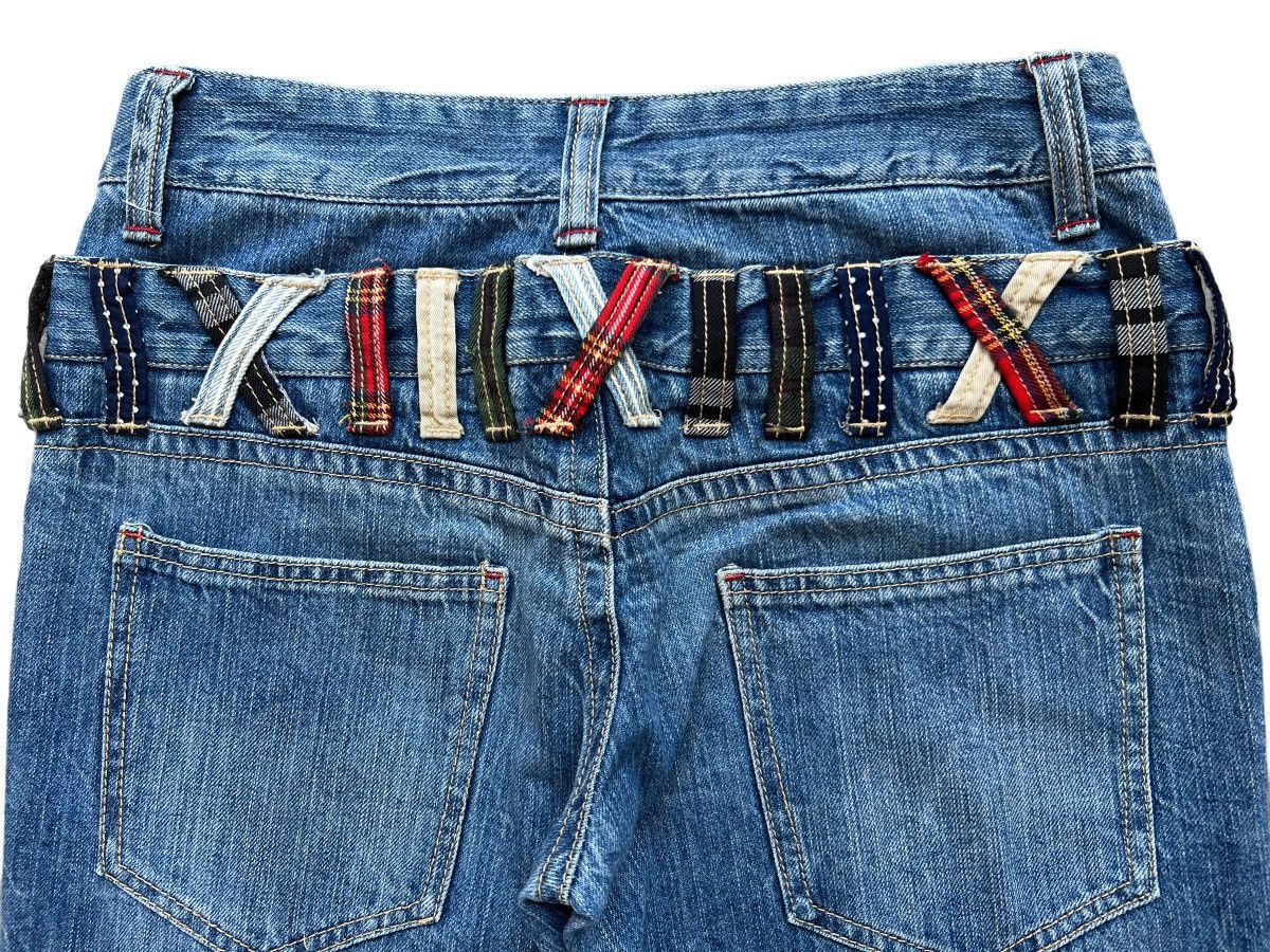 Japanese Brand Clef De Sol Japan Double Waist Faded Distressed Jeans Size US 30 / EU 46 - 7 Thumbnail