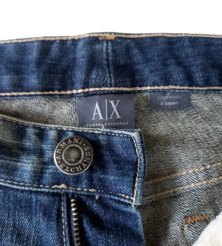 Armani Exchange A|X Armani Exchange Distressed Flared Denim Size 31" - 10 Thumbnail