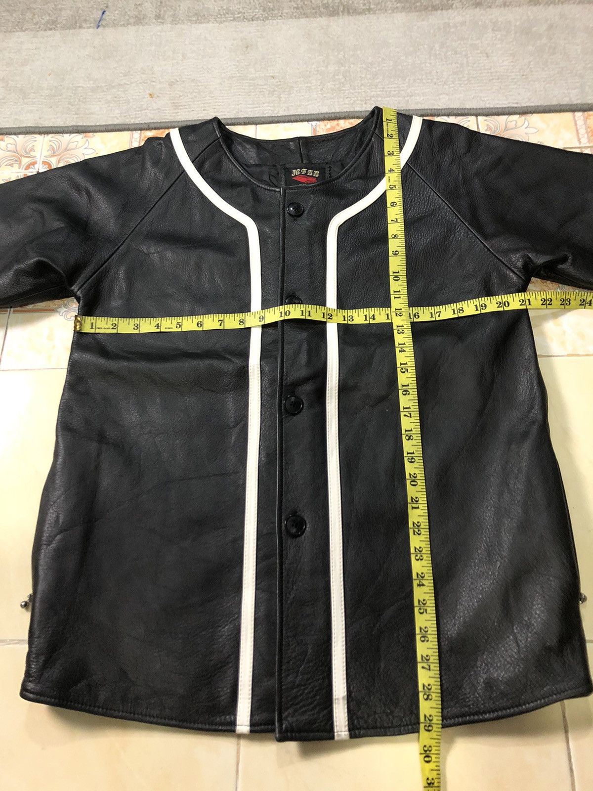 Japanese Brand × Vintage VINTAGE MFSB by FARMERS CO LEATHER SKOOTER JACKET Size US M / EU 48-50 / 2 - 12 Thumbnail