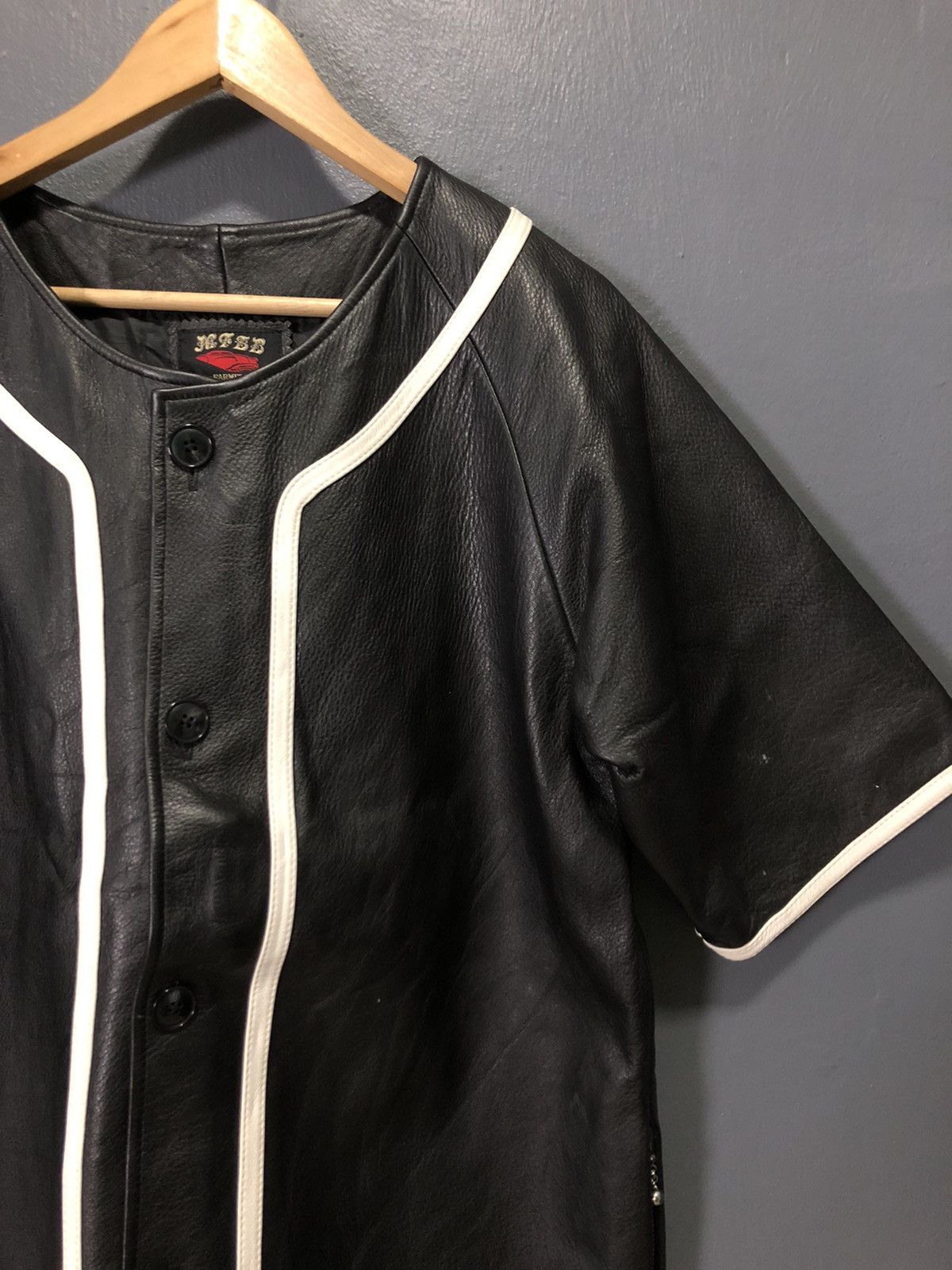 Japanese Brand × Vintage VINTAGE MFSB by FARMERS CO LEATHER SKOOTER JACKET Size US M / EU 48-50 / 2 - 3 Thumbnail
