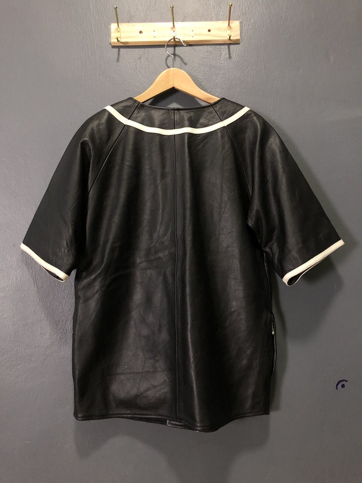 Japanese Brand × Vintage VINTAGE MFSB by FARMERS CO LEATHER SKOOTER JACKET Size US M / EU 48-50 / 2 - 4 Thumbnail