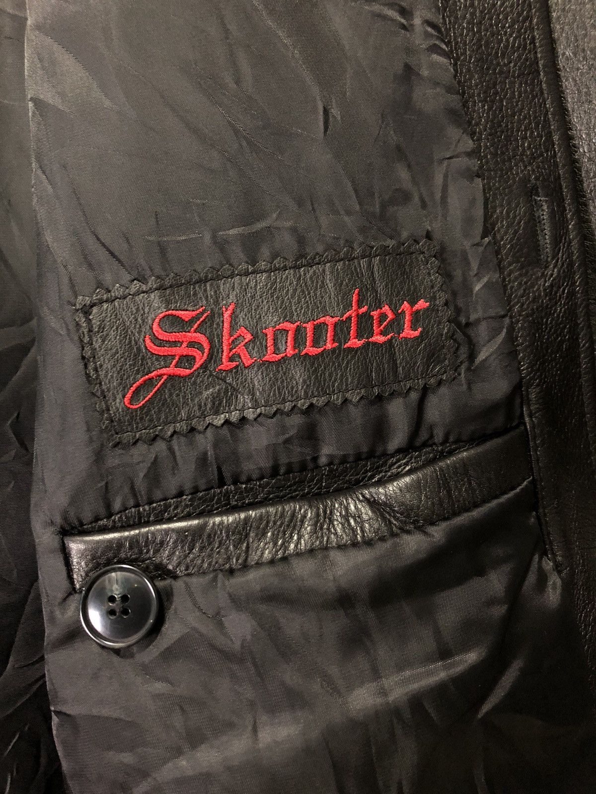 Japanese Brand × Vintage VINTAGE MFSB by FARMERS CO LEATHER SKOOTER JACKET Size US M / EU 48-50 / 2 - 7 Thumbnail