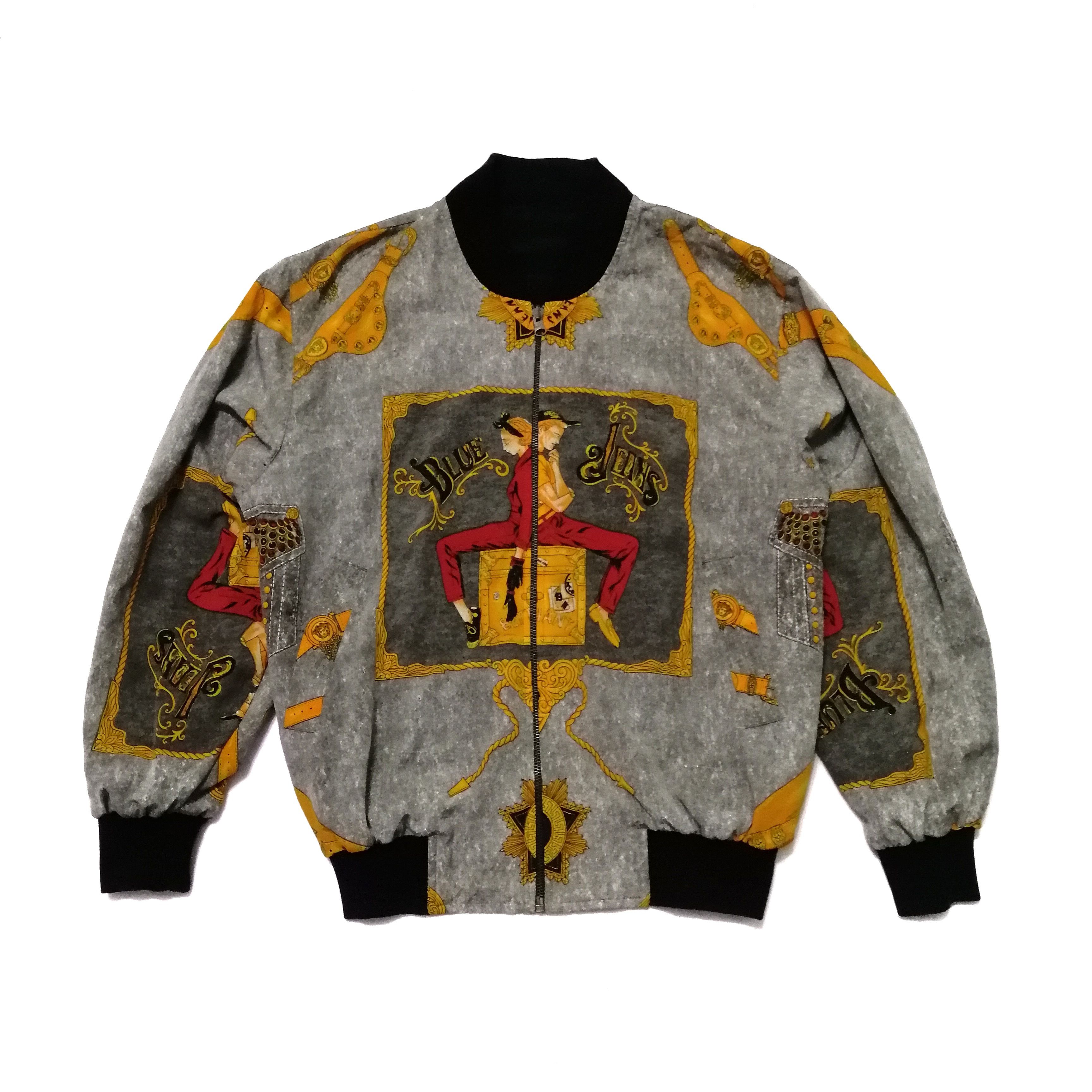 Giorgio Armani vintage 90s Giorgio Armani reversible baroque bomber jacket Size US M / EU 48-50 / 2 - 1 Thumbnail