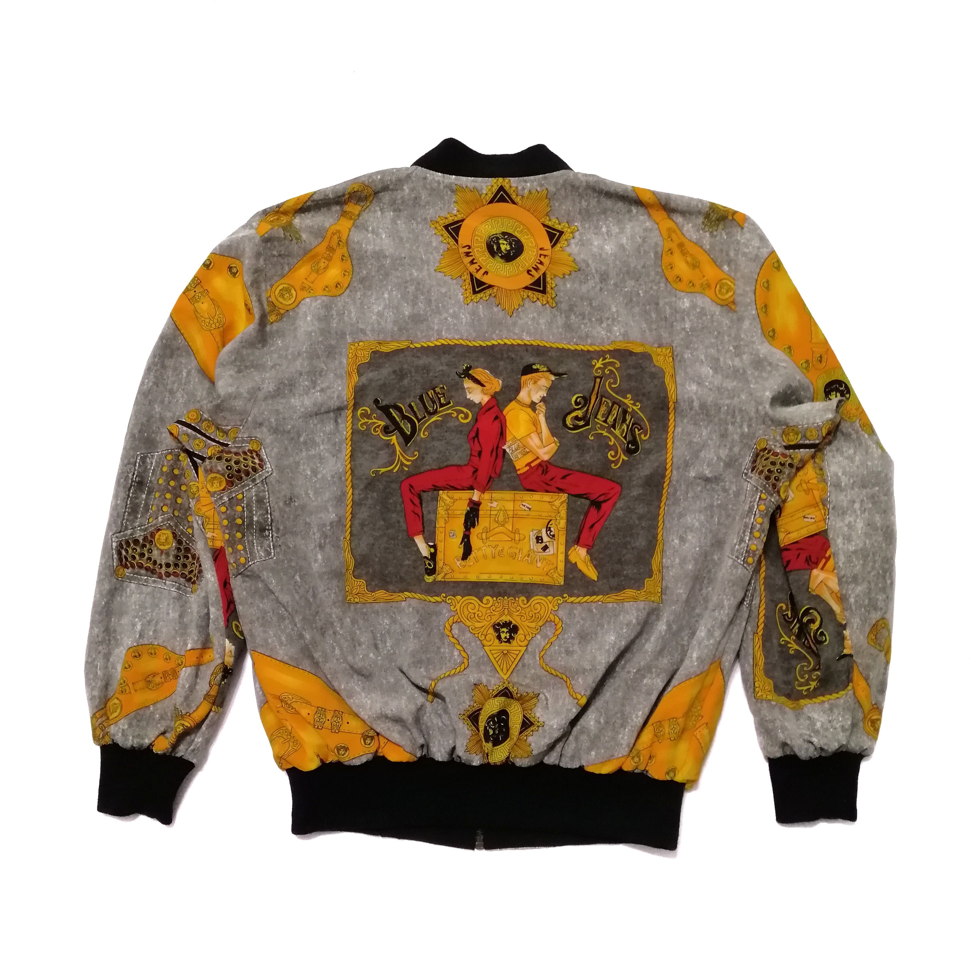 Giorgio Armani vintage 90s Giorgio Armani reversible baroque bomber jacket Size US M / EU 48-50 / 2 - 3 Thumbnail