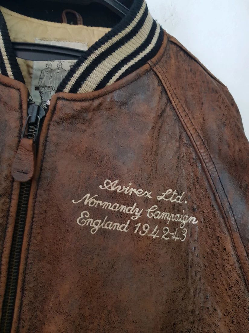 Avirex Vintage Avirex USA Varsity Leather Size US M / EU 48-50 / 2 - 12 Thumbnail