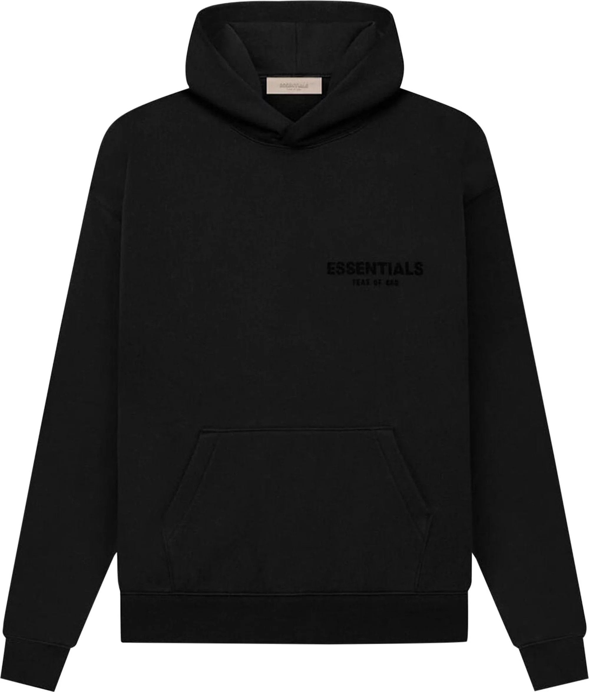 image of Essentials Pullover Hoodie Stretch Limo in Black, Men's (Size XL)