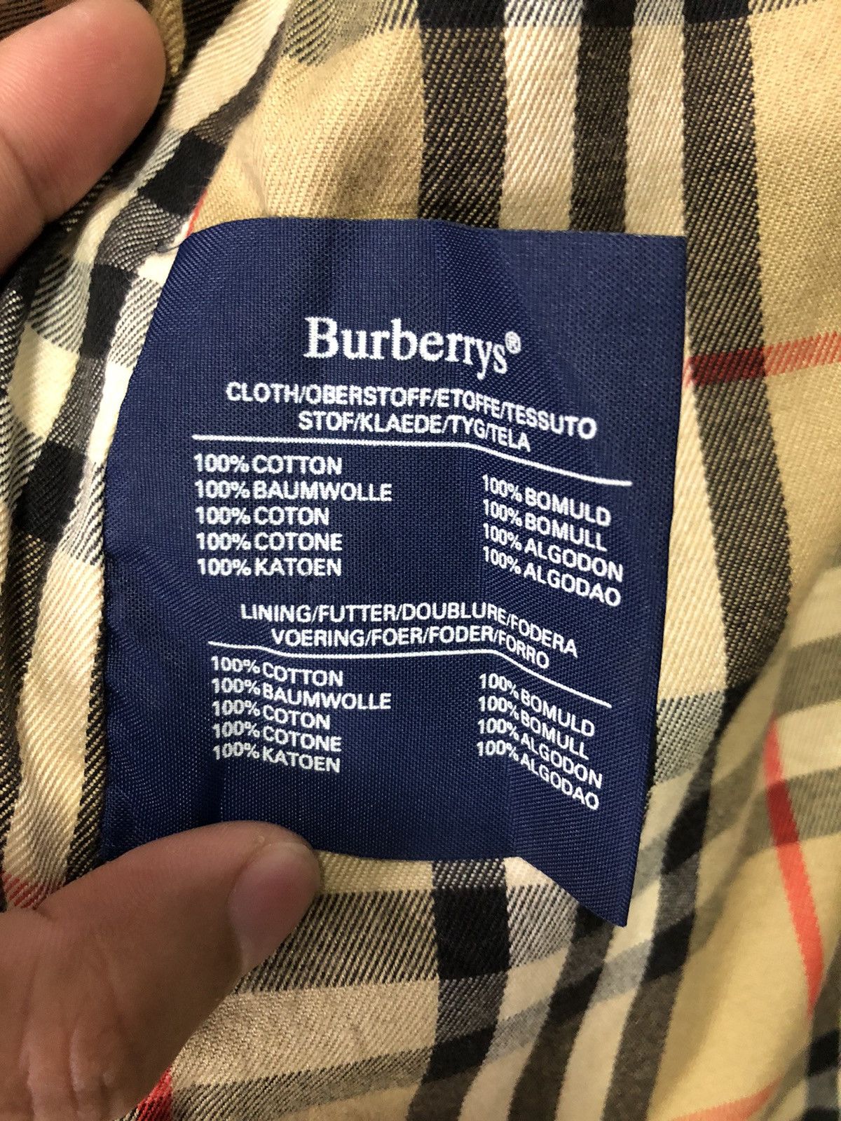 Burberry VINTAGE BURBERRYS TRENCH COAT NOVA CHECK MADE IN ENGLAND 🏴󠁧󠁢󠁥󠁮󠁧󠁿 Size US L / EU 52-54 / 3 - 10 Thumbnail