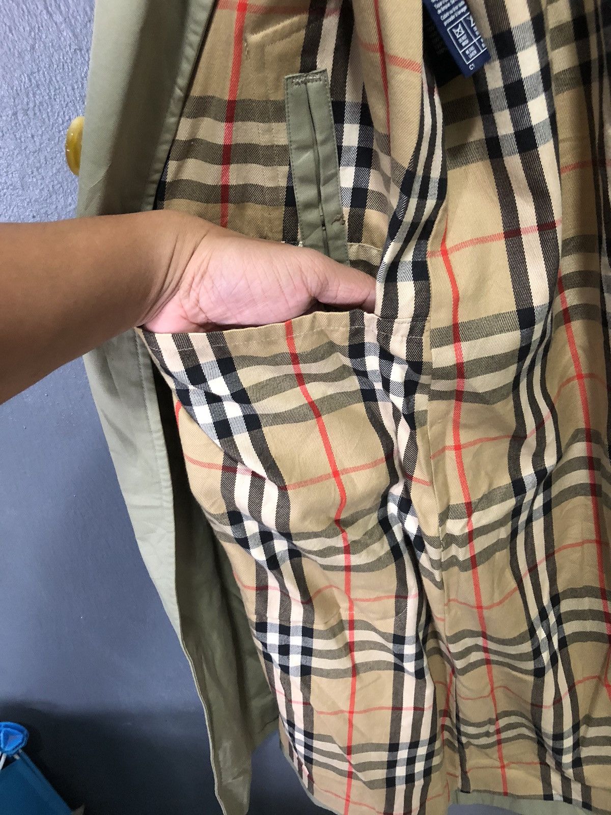 Burberry VINTAGE BURBERRYS TRENCH COAT NOVA CHECK MADE IN ENGLAND 🏴󠁧󠁢󠁥󠁮󠁧󠁿 Size US L / EU 52-54 / 3 - 8 Thumbnail