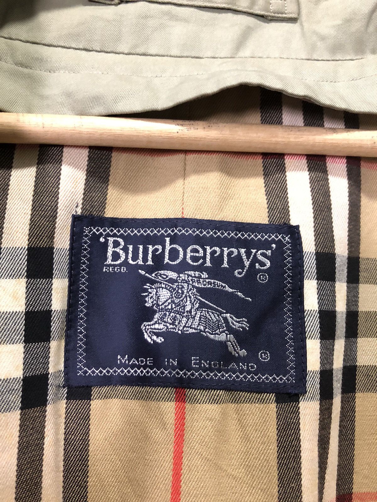 Burberry VINTAGE BURBERRYS TRENCH COAT NOVA CHECK MADE IN ENGLAND 🏴󠁧󠁢󠁥󠁮󠁧󠁿 Size US L / EU 52-54 / 3 - 6 Thumbnail