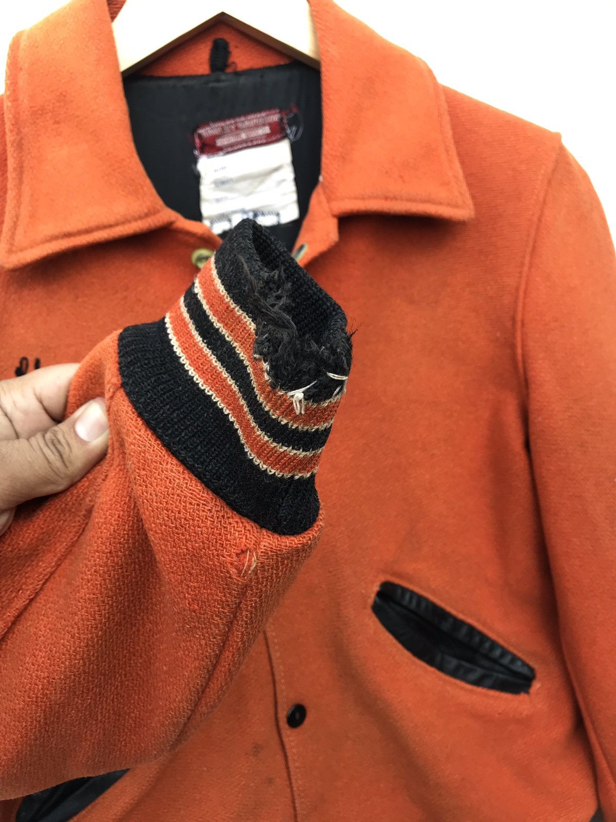 Harley Davidson Rare Vintage Harley Davidson Varsity Jacket (STAINS & TEARS) Size US S / EU 44-46 / 1 - 7 Thumbnail