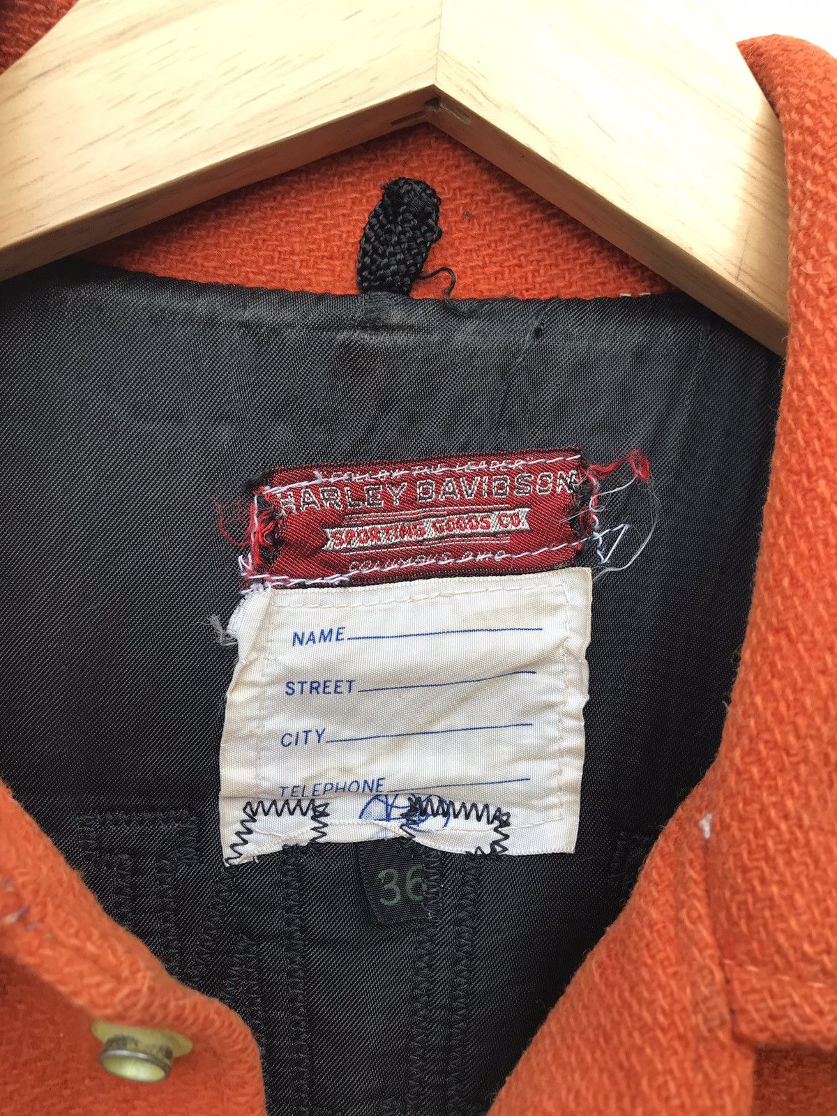 Harley Davidson Rare Vintage Harley Davidson Varsity Jacket (STAINS & TEARS) Size US S / EU 44-46 / 1 - 3 Thumbnail