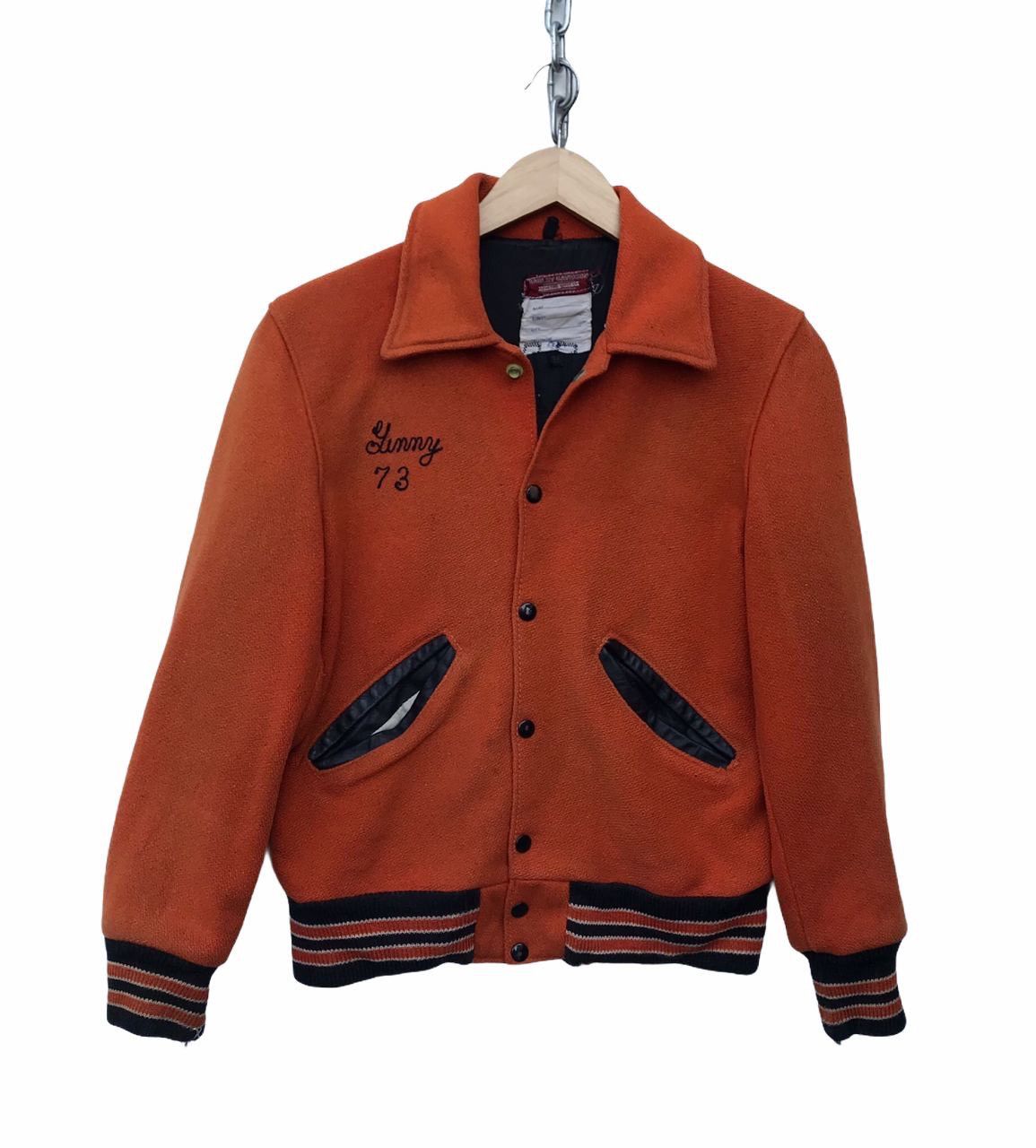 Rare Vintage Harley Davidson Varsity Jacket (STAINS TEARS)