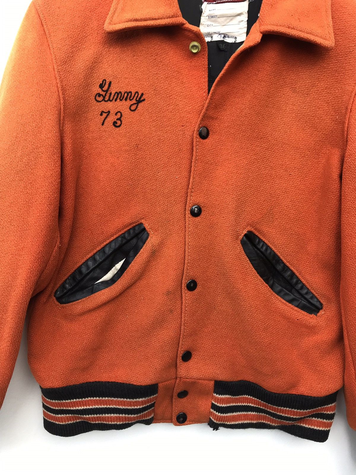 Harley Davidson Rare Vintage Harley Davidson Varsity Jacket (STAINS & TEARS) Size US S / EU 44-46 / 1 - 6 Thumbnail