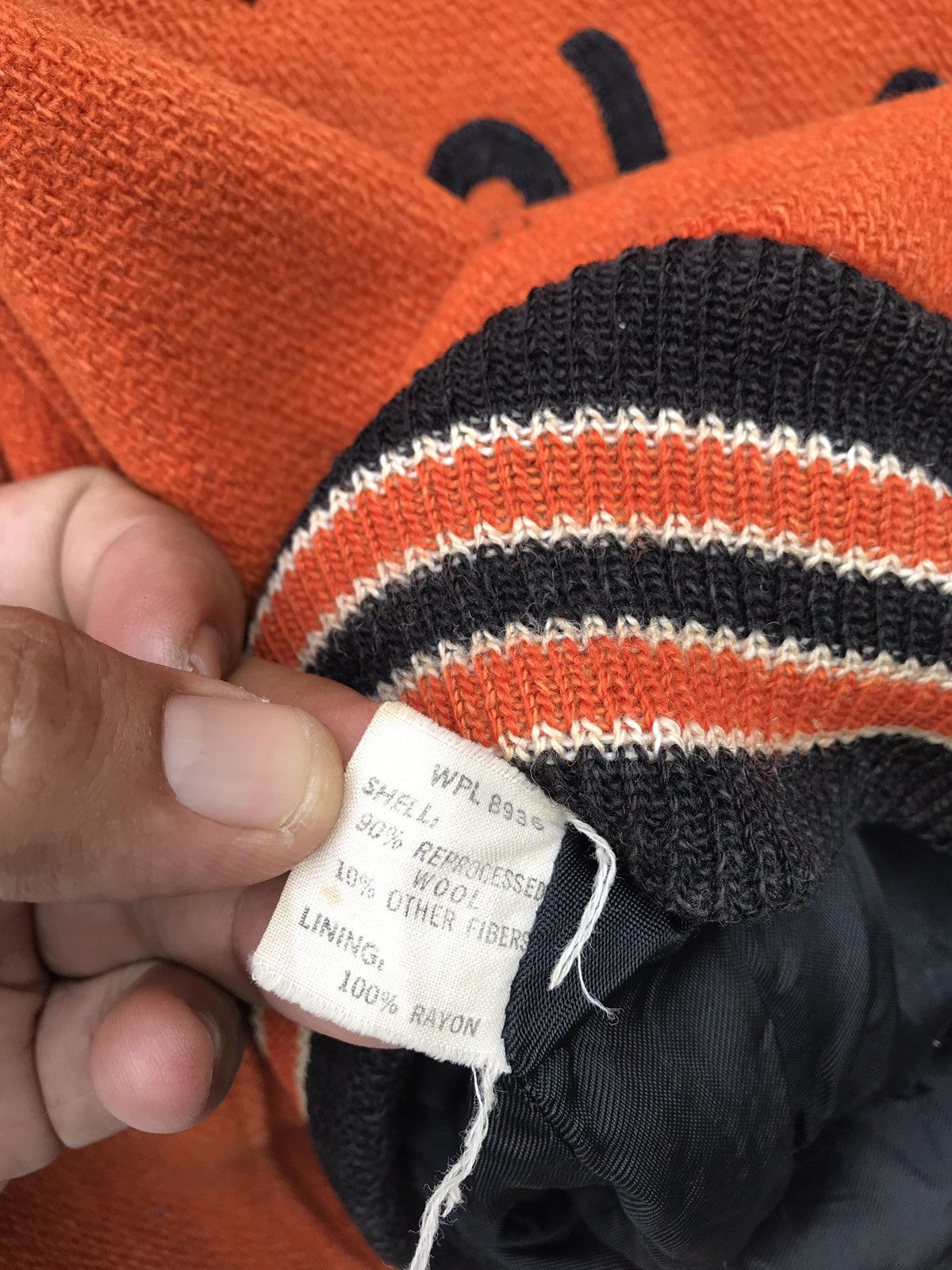 Harley Davidson Rare Vintage Harley Davidson Varsity Jacket (STAINS & TEARS) Size US S / EU 44-46 / 1 - 14 Thumbnail