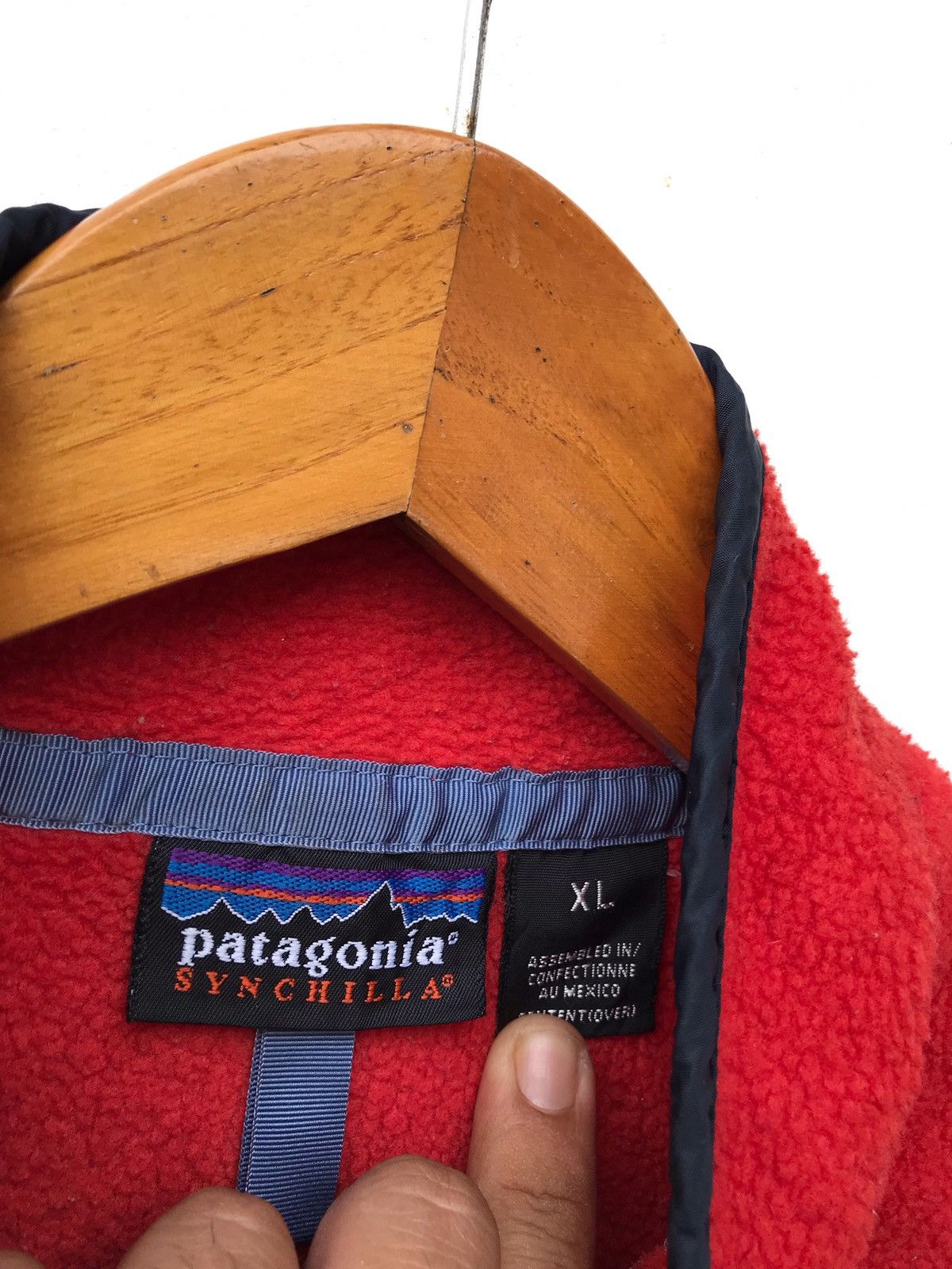 Patagonia Patagonia Synchilla Snap t Orange Fleece Jacket Size US XL / EU 56 / 4 - 3 Thumbnail