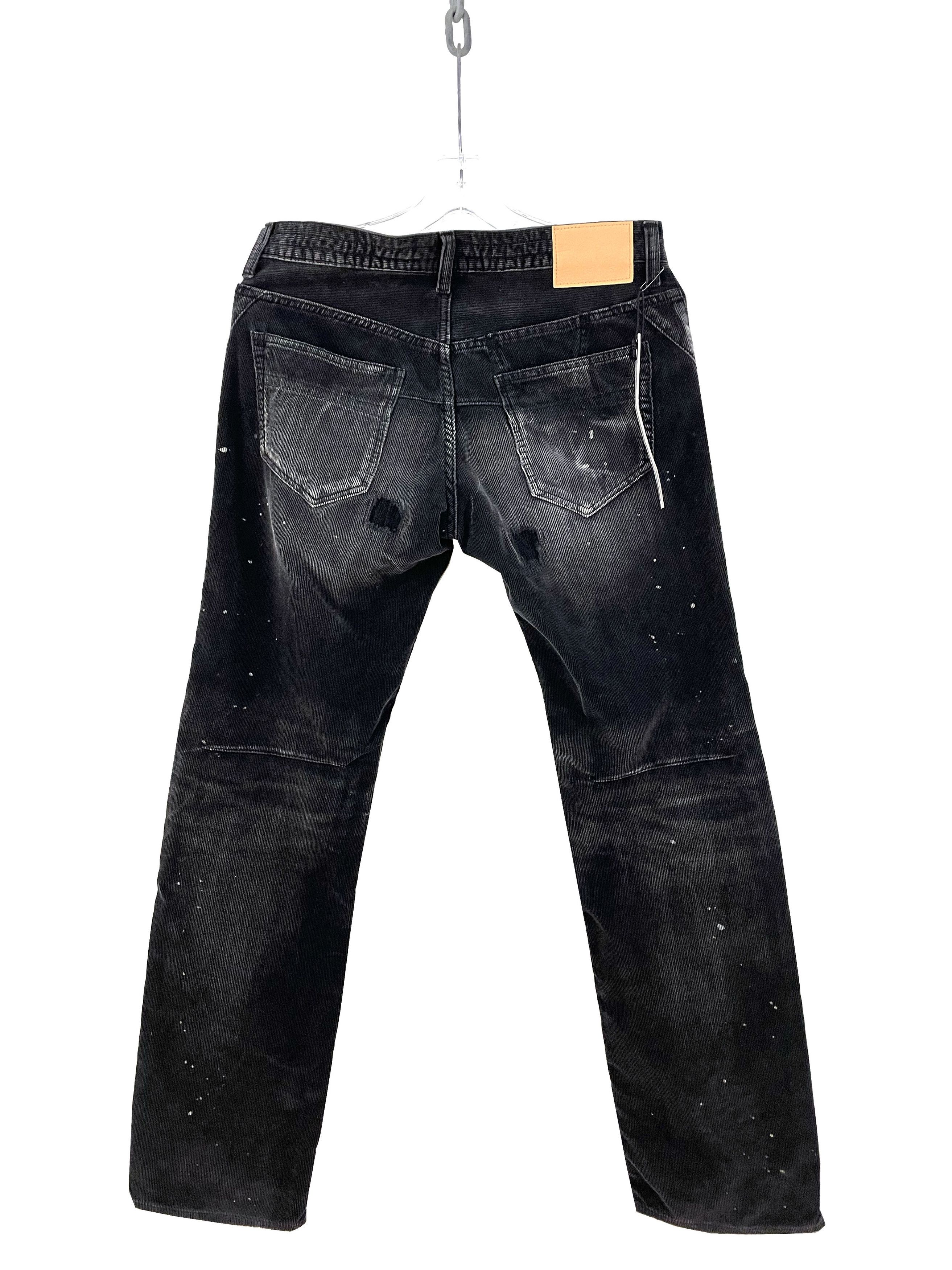 Number (N)ine Distressed Corduroy Pants Size US 30 / EU 46 - 7 Thumbnail
