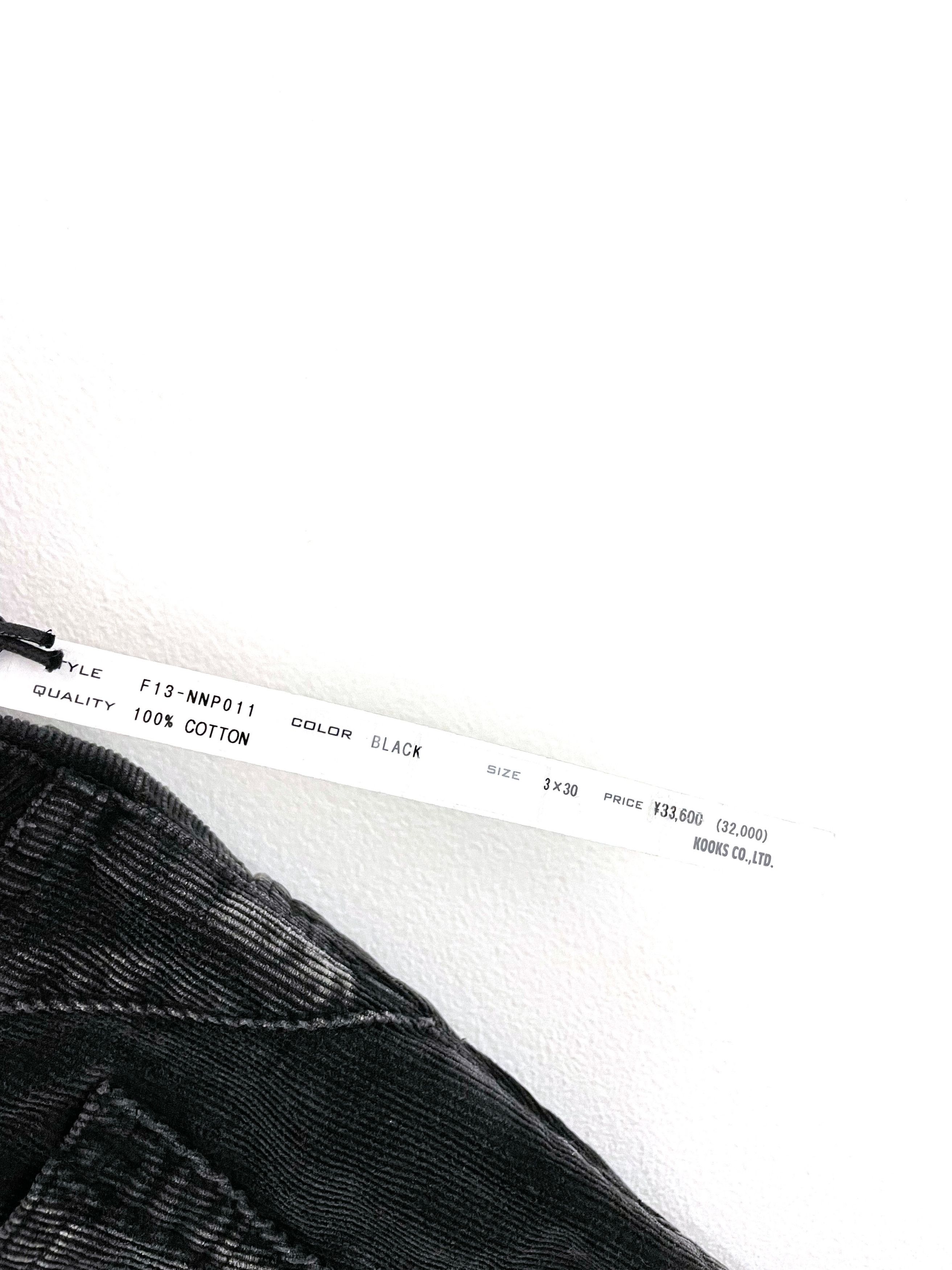 Number (N)ine Distressed Corduroy Pants Size US 30 / EU 46 - 10 Thumbnail