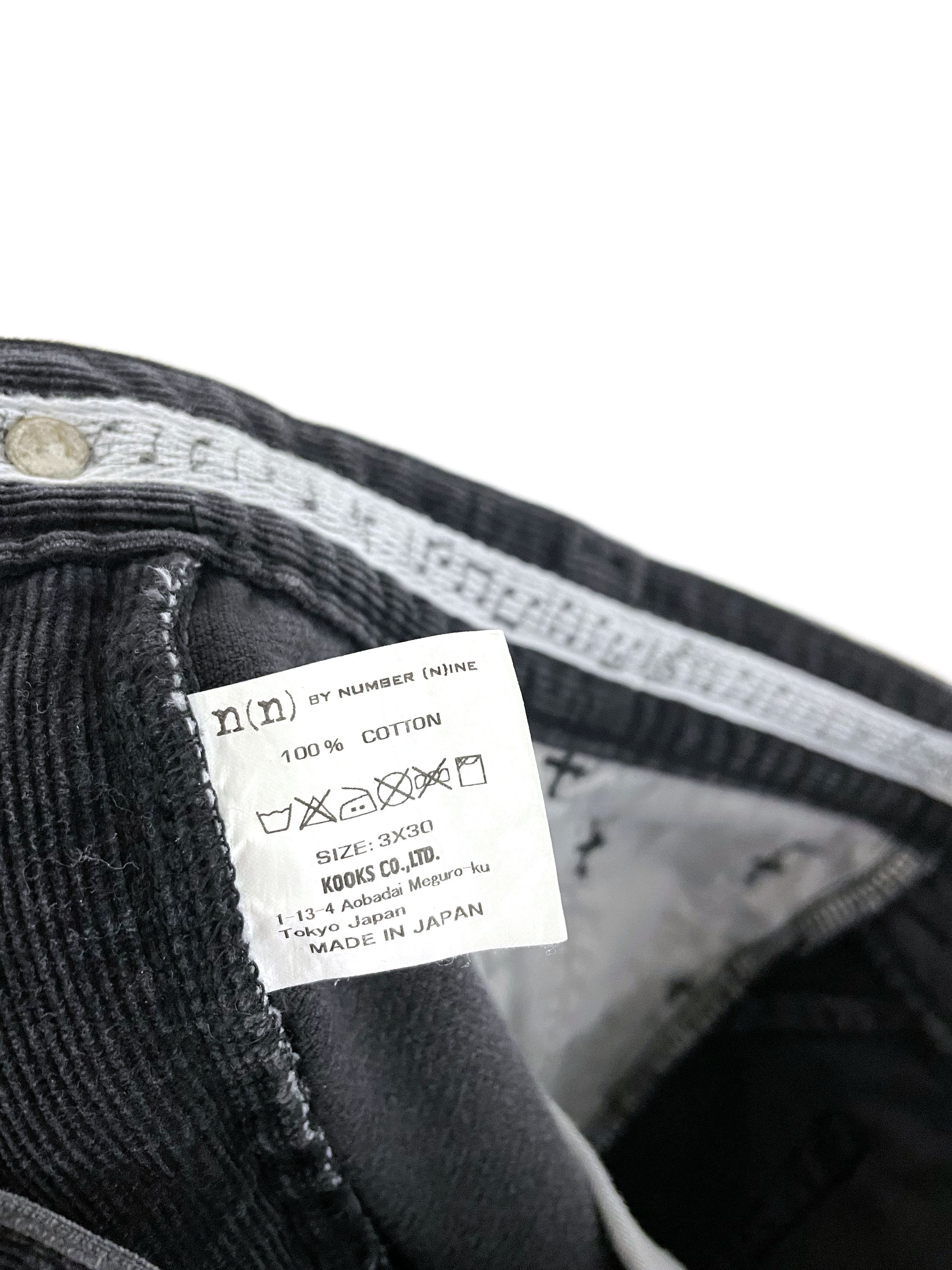 Number (N)ine Distressed Corduroy Pants Size US 30 / EU 46 - 11 Thumbnail