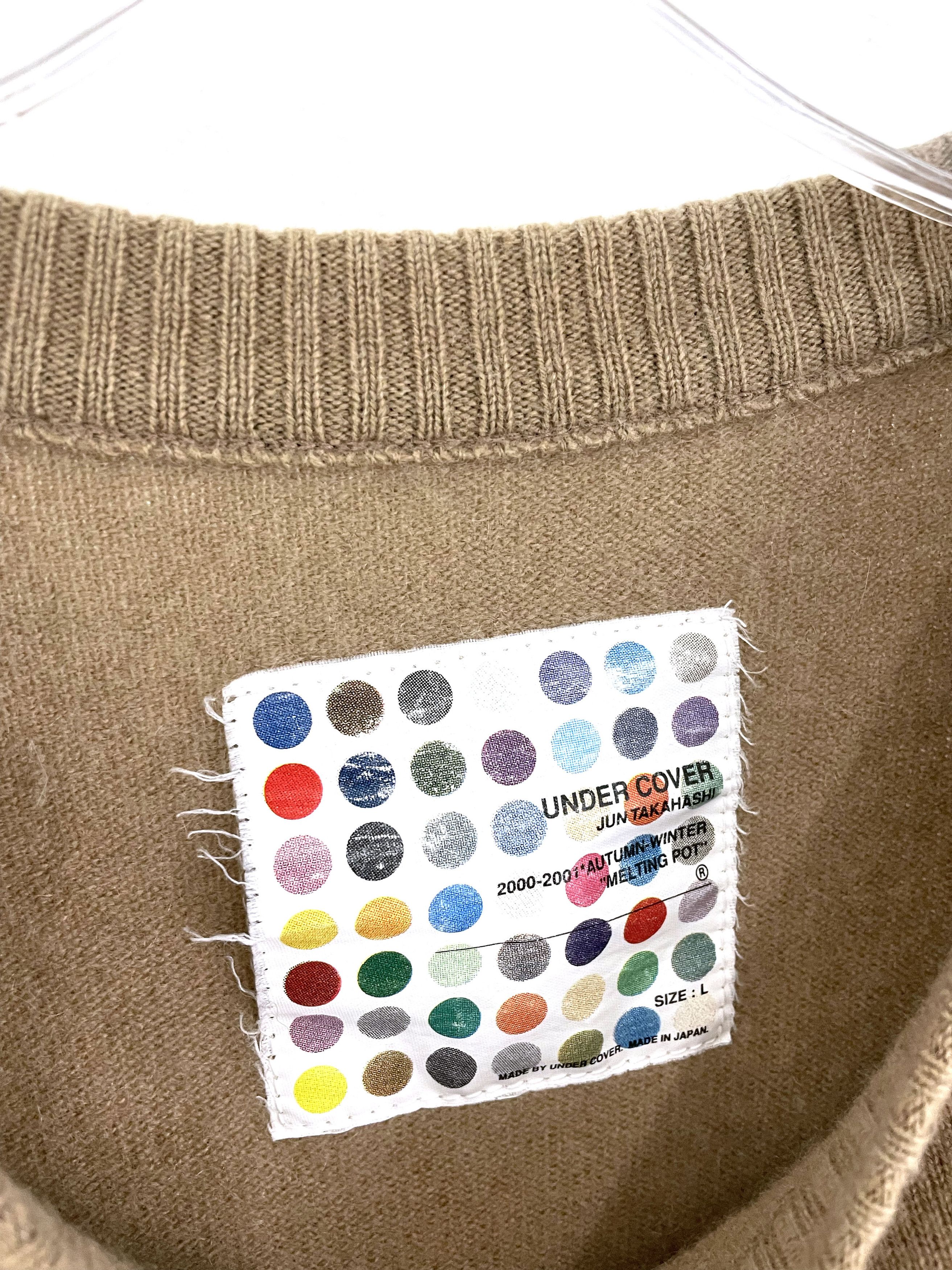 Undercover AW00 Melting Pot Cashmere Sweater Size US L / EU 52-54 / 3 - 3 Thumbnail